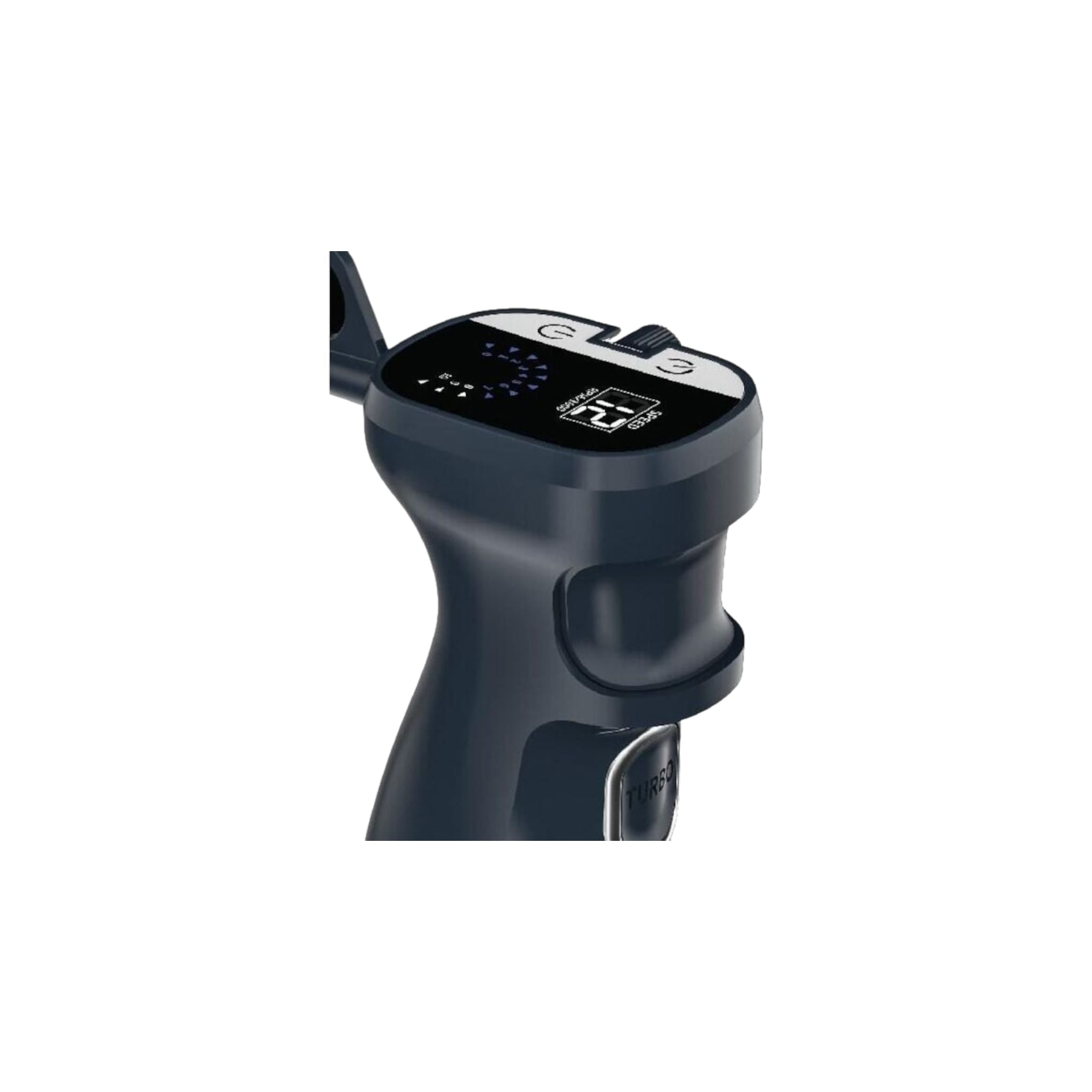 Blender 2 in 1 HAUSBERG HB-7704IN cu putere 1000W, Mixer vertical profesional, 10 trepte de viteza si functie Turbo, Capacitate pahar 700 ml, Multifunctional, Negru