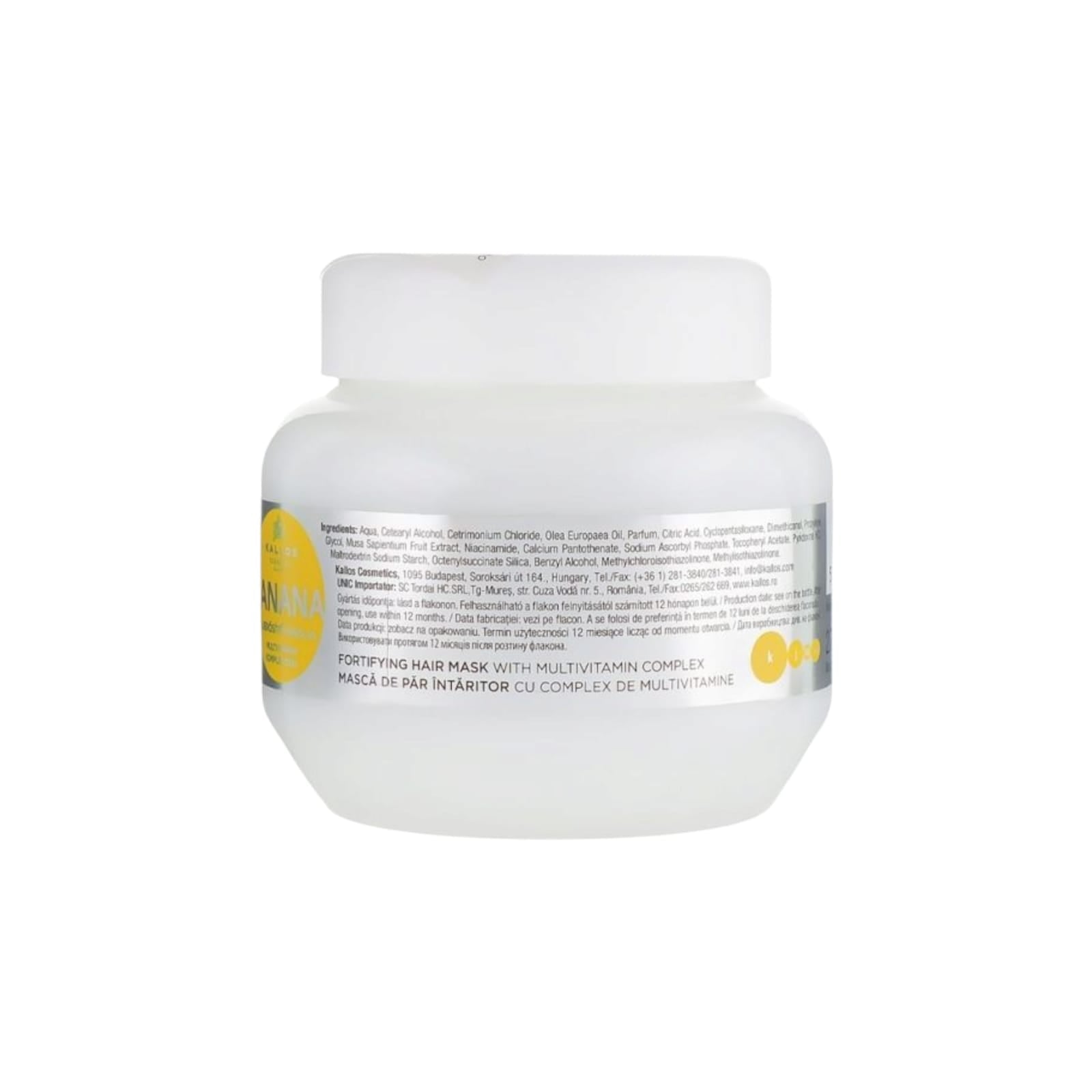 Kallos Banana Hair Mask masca pentru intarire 275 ml