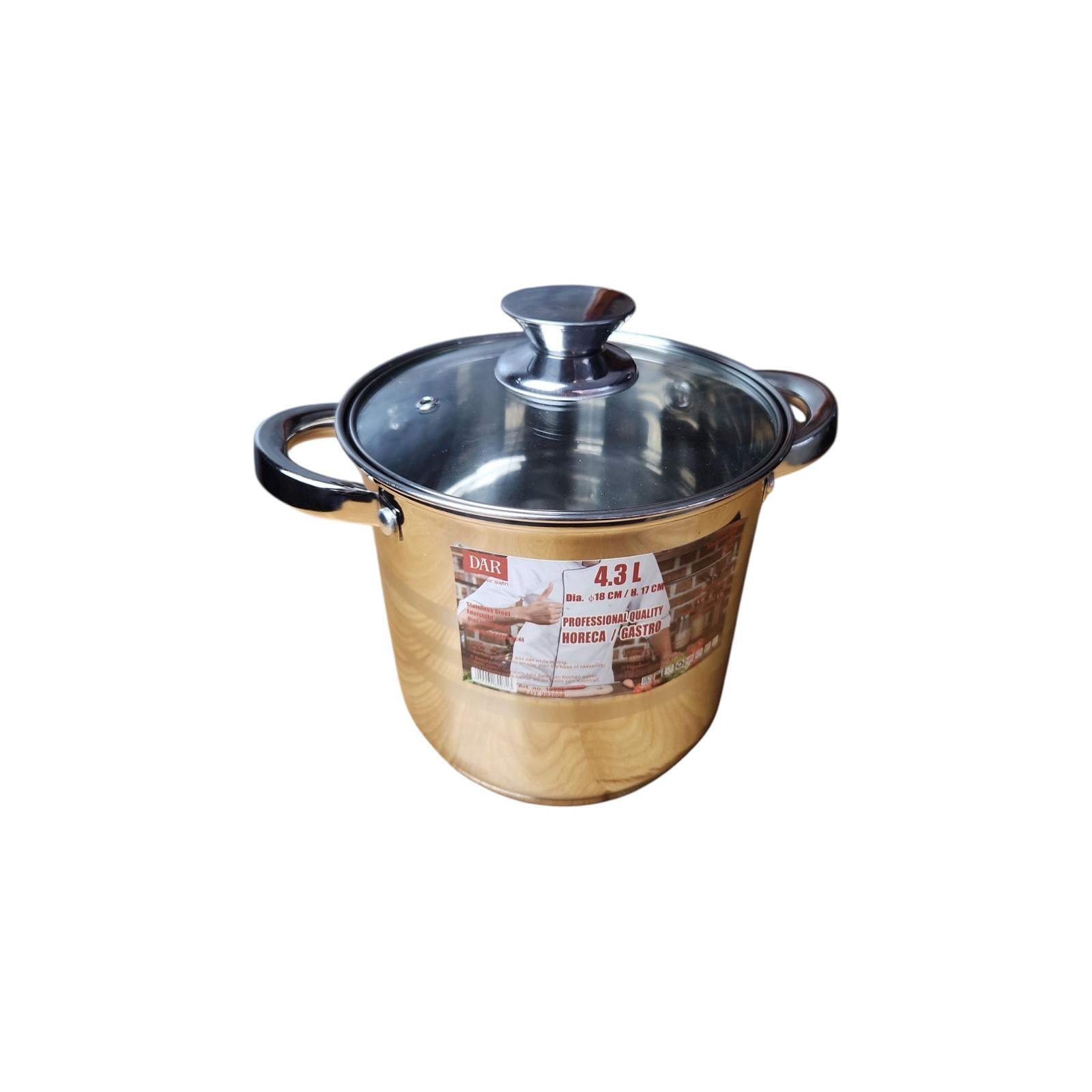 SET 10 PCS, 5 OALE INOX, CU 5 CAPACE STICLA, 4.3L 5.6L 7.2L 9L 11.1L