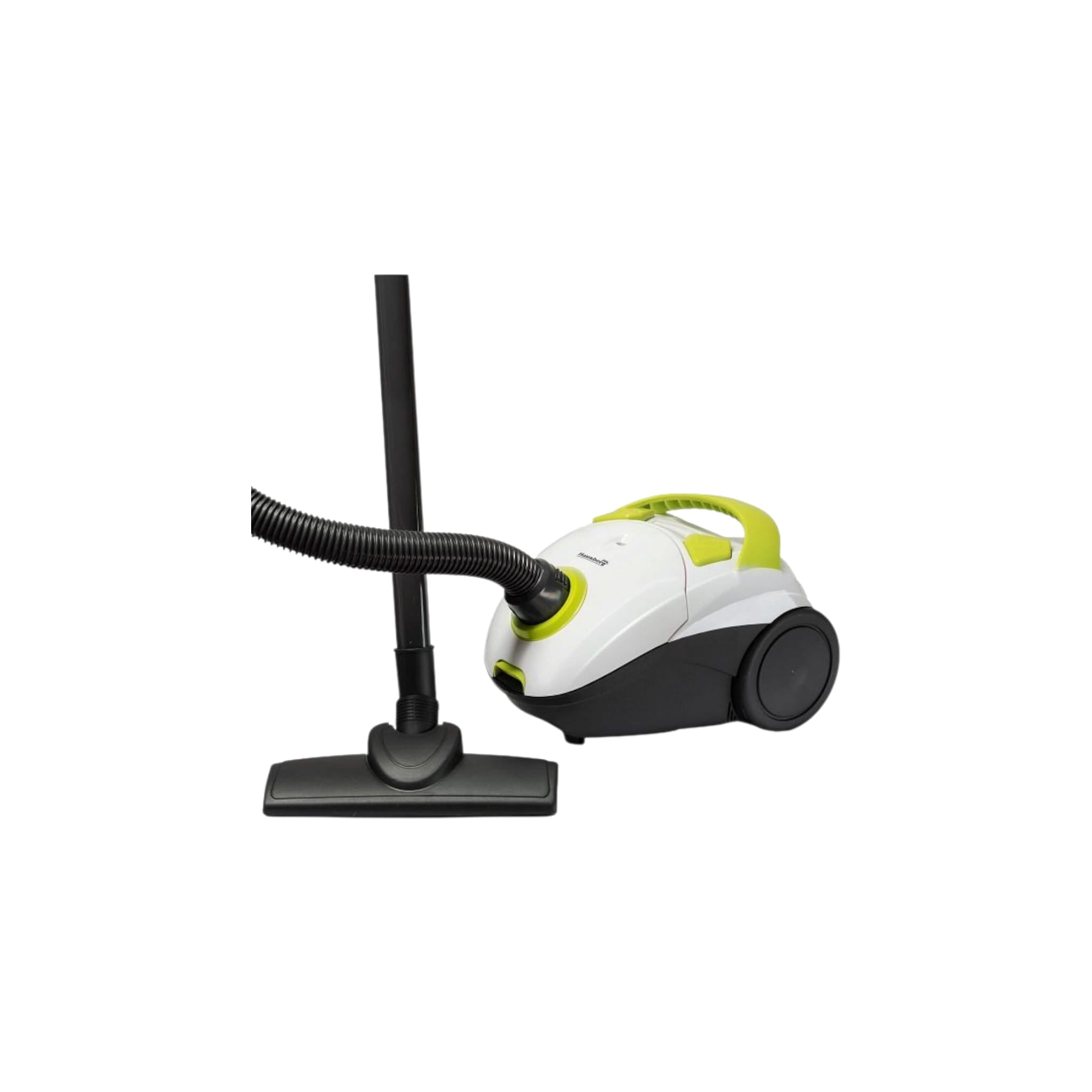 Aspirator cu sac Hausberg HB-2080VR, 700W, Capacitate 1.5L, Alb/Verde
