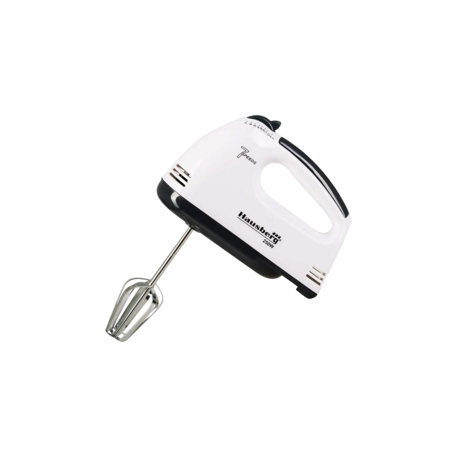 Mixer de mana, Hausberg HB-4112, Negru, 250 W, 7 viteze