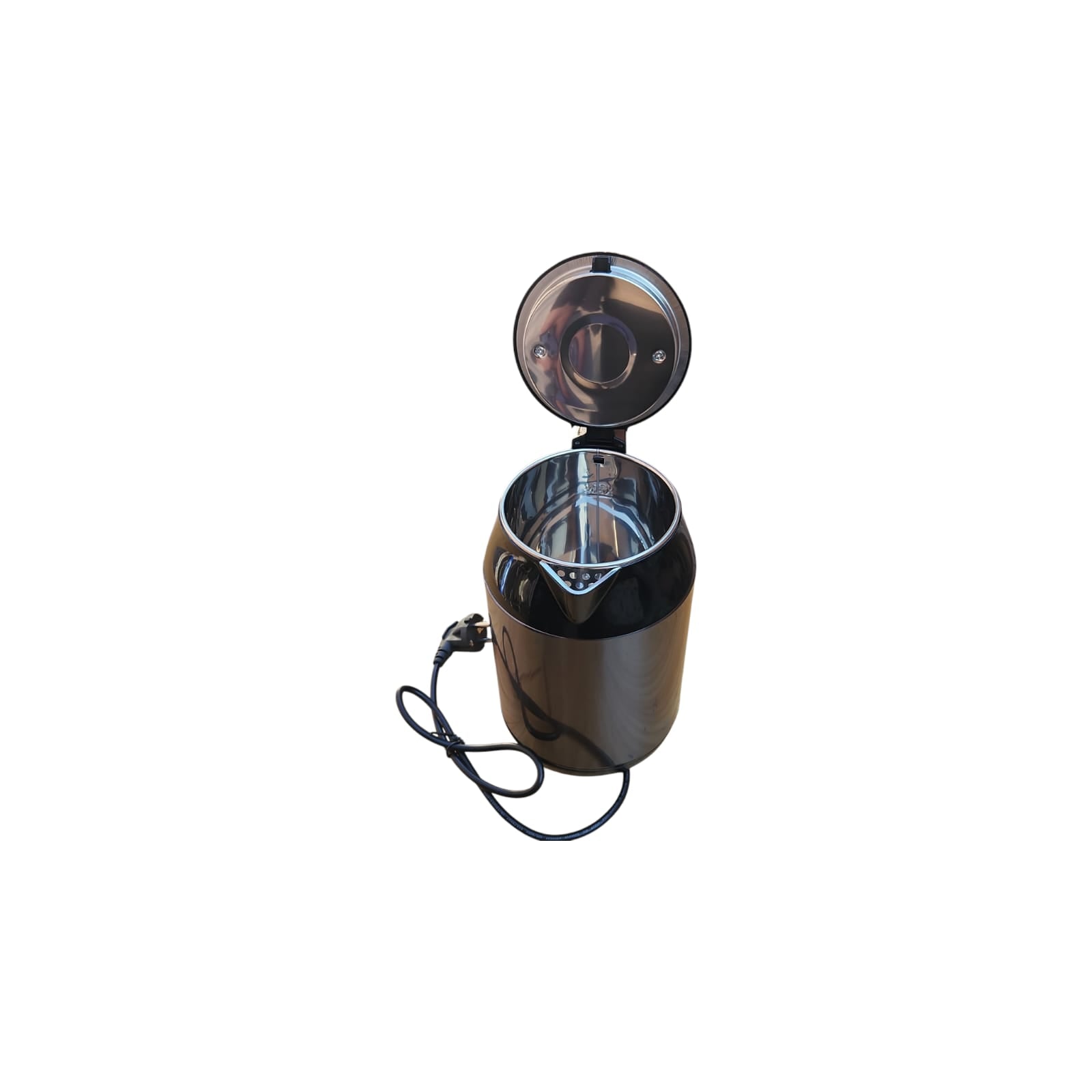 Cana electrica fierbator HAUSBERG HB-3623BL, 1800W, capacitate 2.2L, oprire automata, indicator luminous, Bleu-Negru