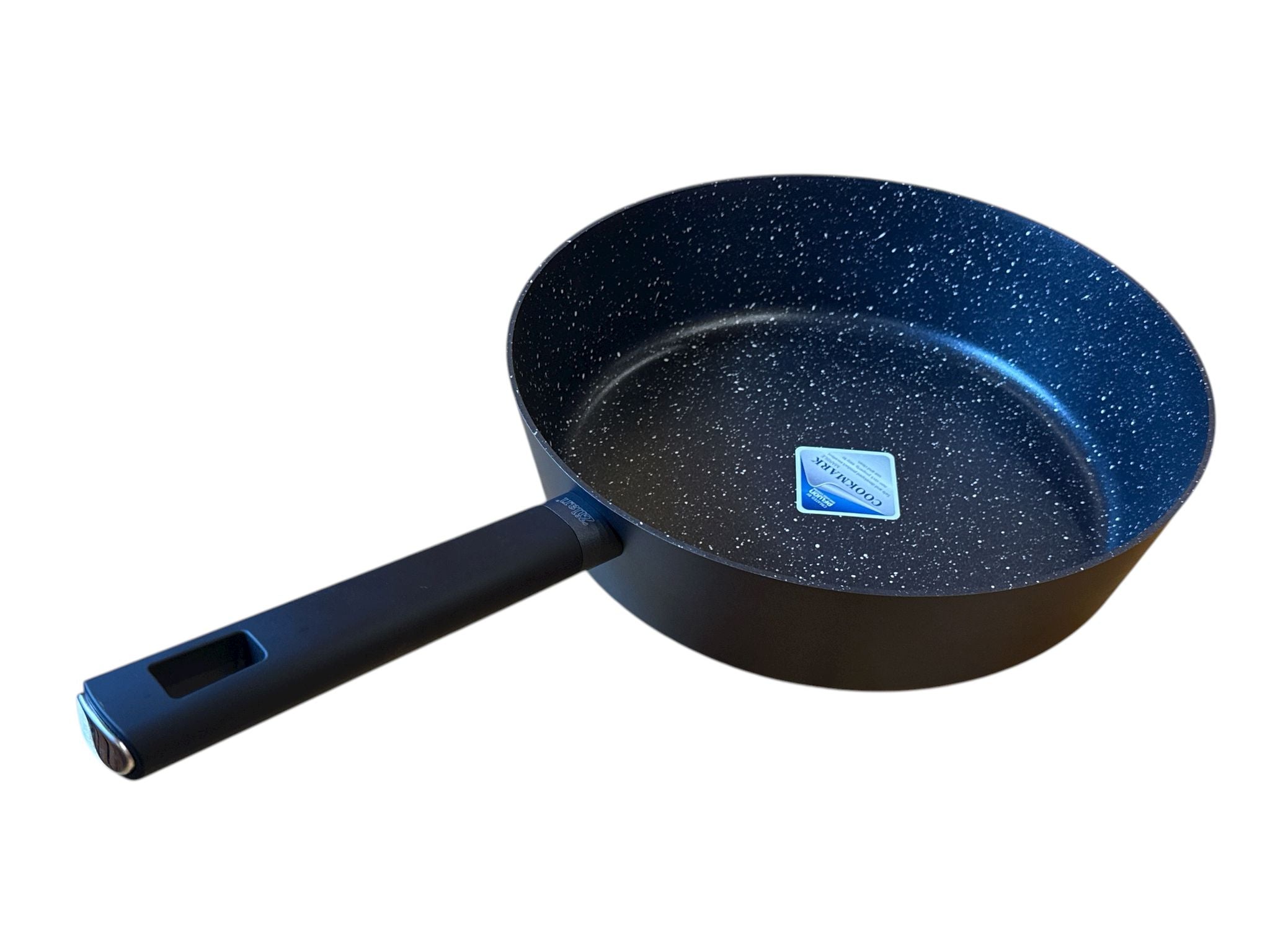 Tigaie Zilan 28 cm antiaderentă cu capac, fund inox pentru inducție