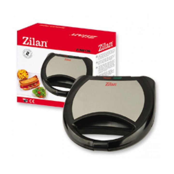 Sandwich-maker / Grill Zilan ZLN-8136 – 750 W, plăci antiaderente, indicatori LED, depozitare verticală