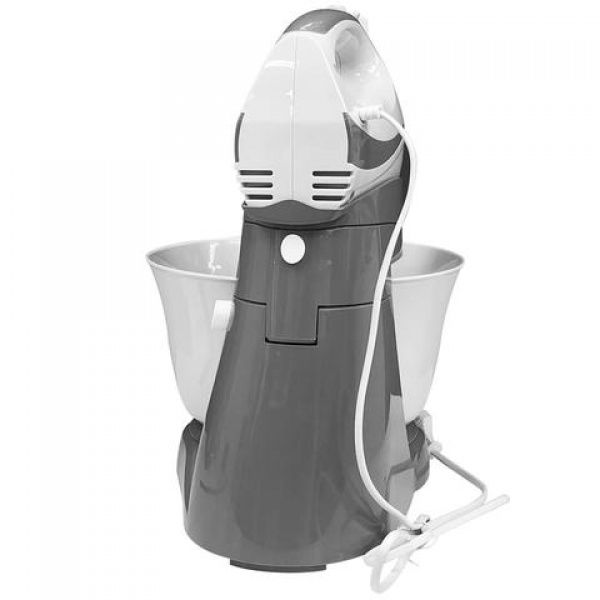 Mixer cu bol Zilan ZLN 8419 – 300W, 5 viteze + funcție Turbo, bol rotativ 2.5L, 2 seturi de teluri din inox, design 2 în 1 🧁