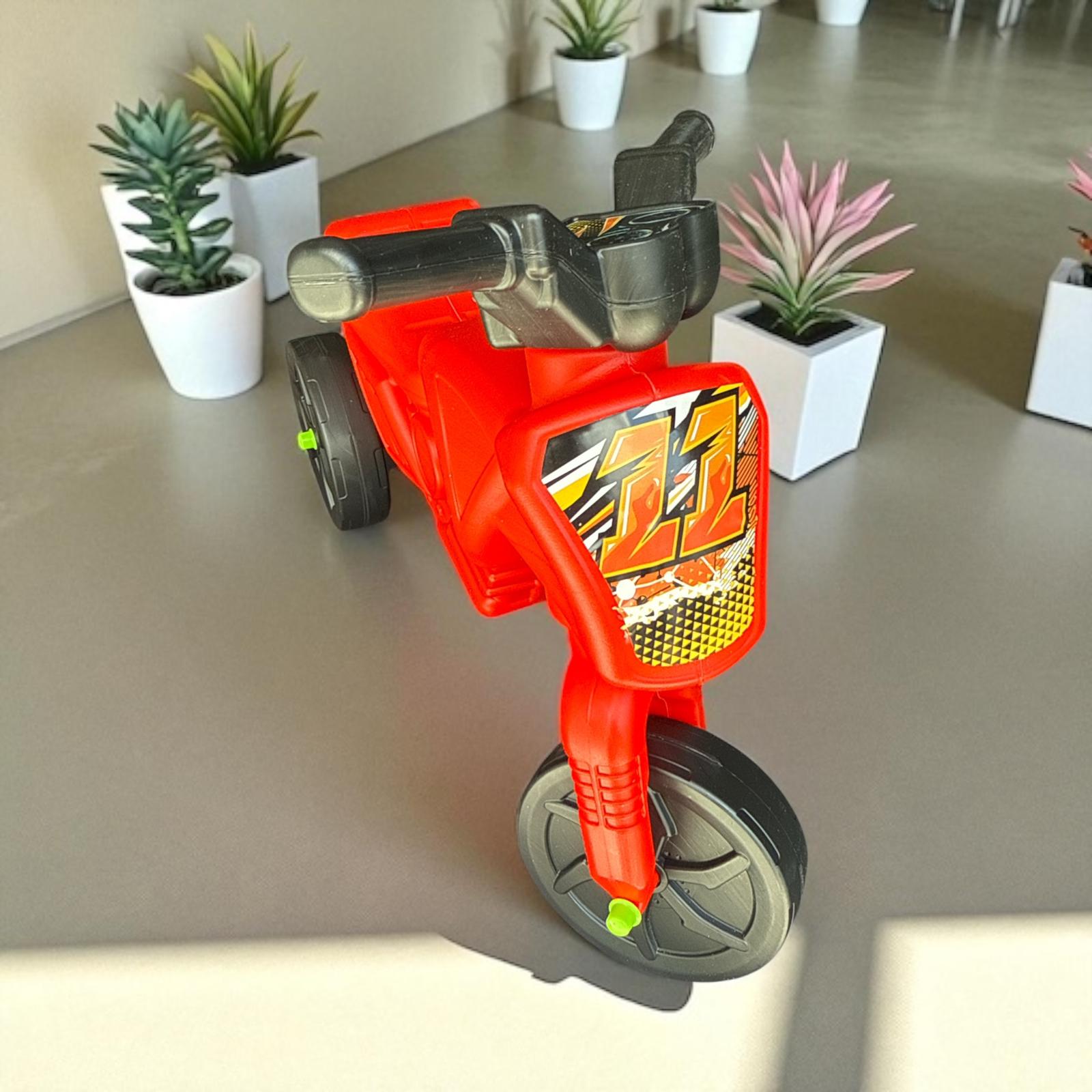 Motocicletă de echilibru pentru copii – roșie, 62x44x20 cm