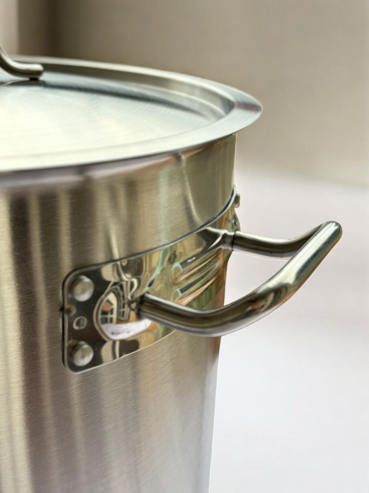 Oală Cilindrică Profesională din Inox Schmitter, 32×32 cm, cu Capac – 25 Litri