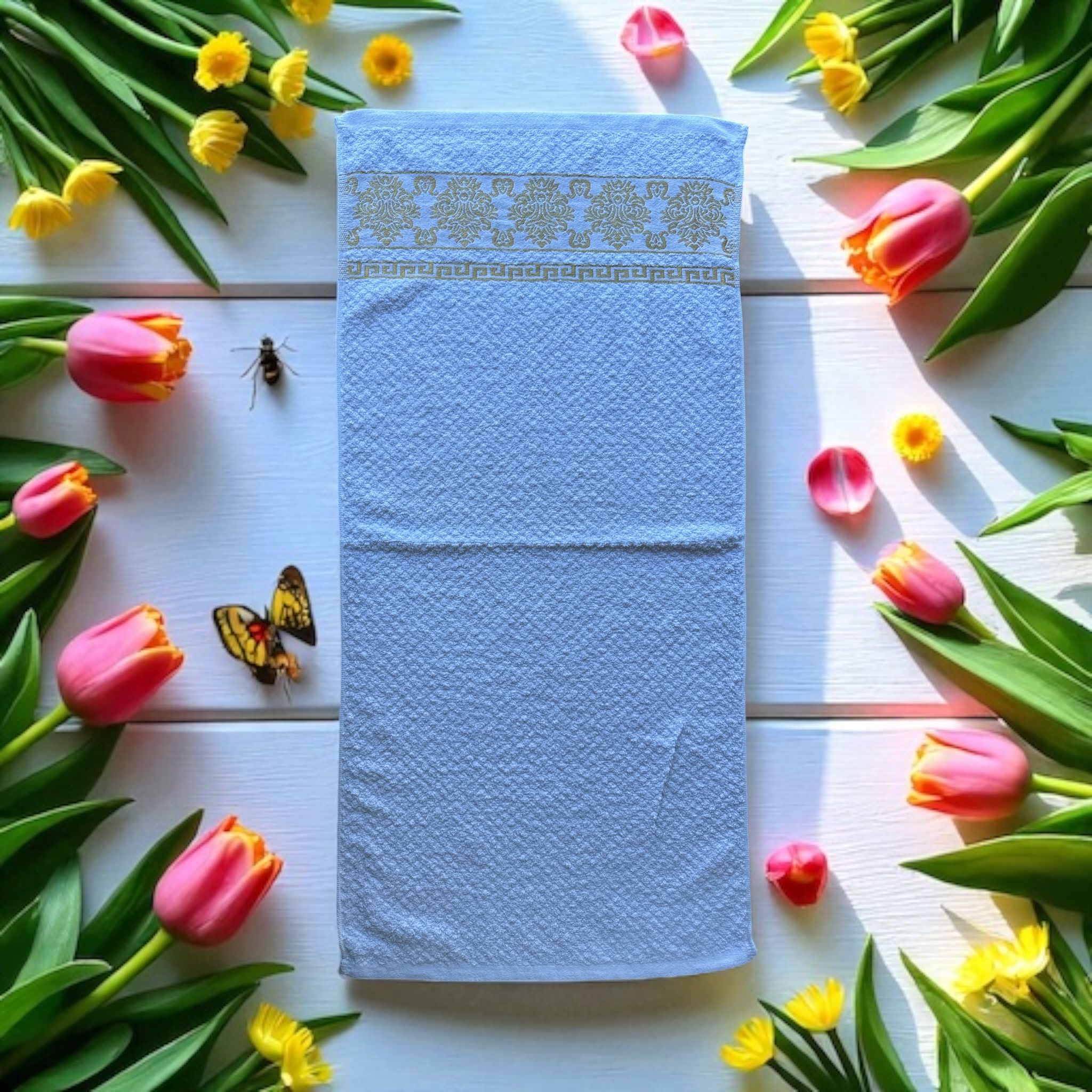 Prosop Mare, Moale și Absorbant – Model Decorativ – 95x45 cm