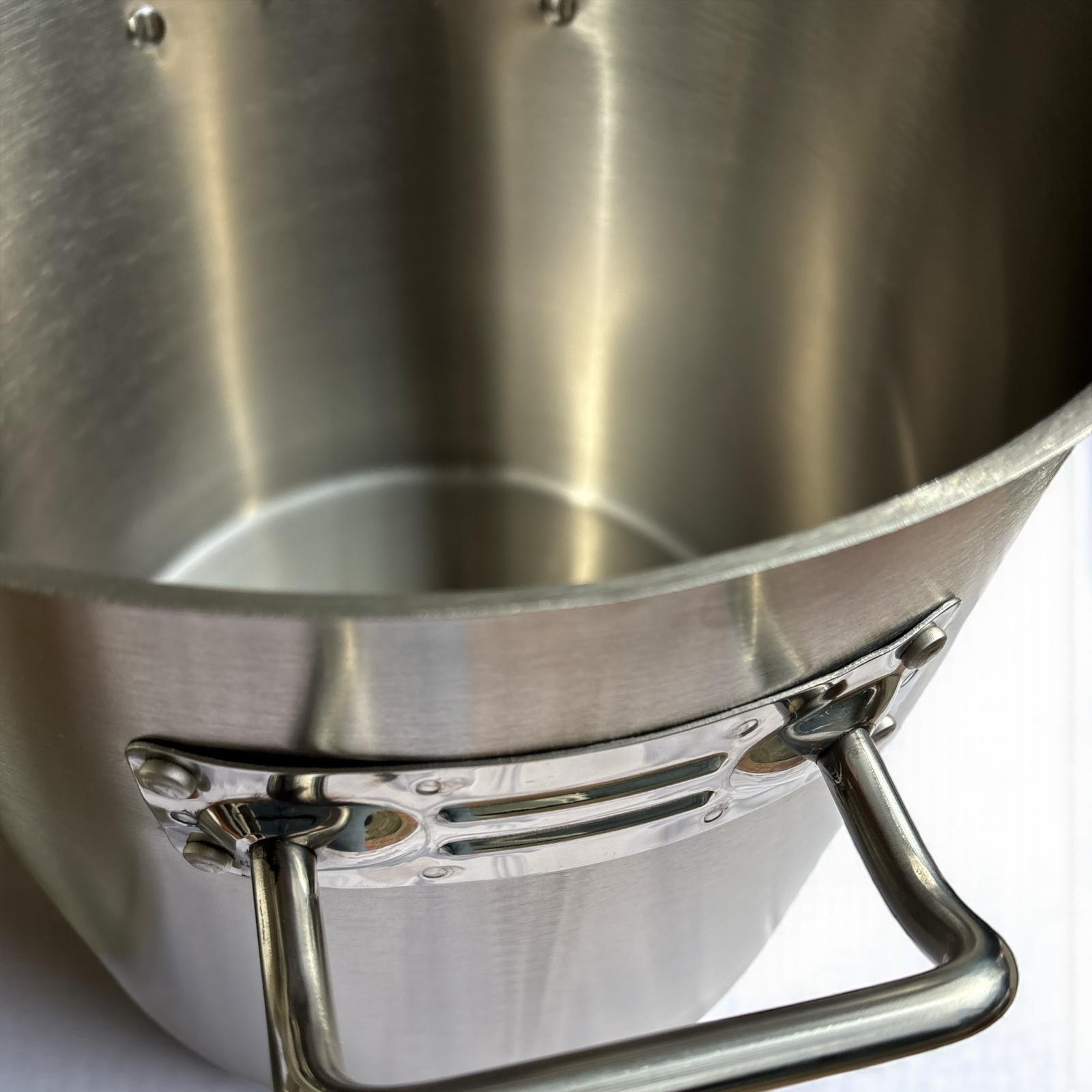 Oală Cilindrică Profesională din Inox Schmitter 28×28 cm, 17 Litri, cu capac – Rezistentă și durabilă
