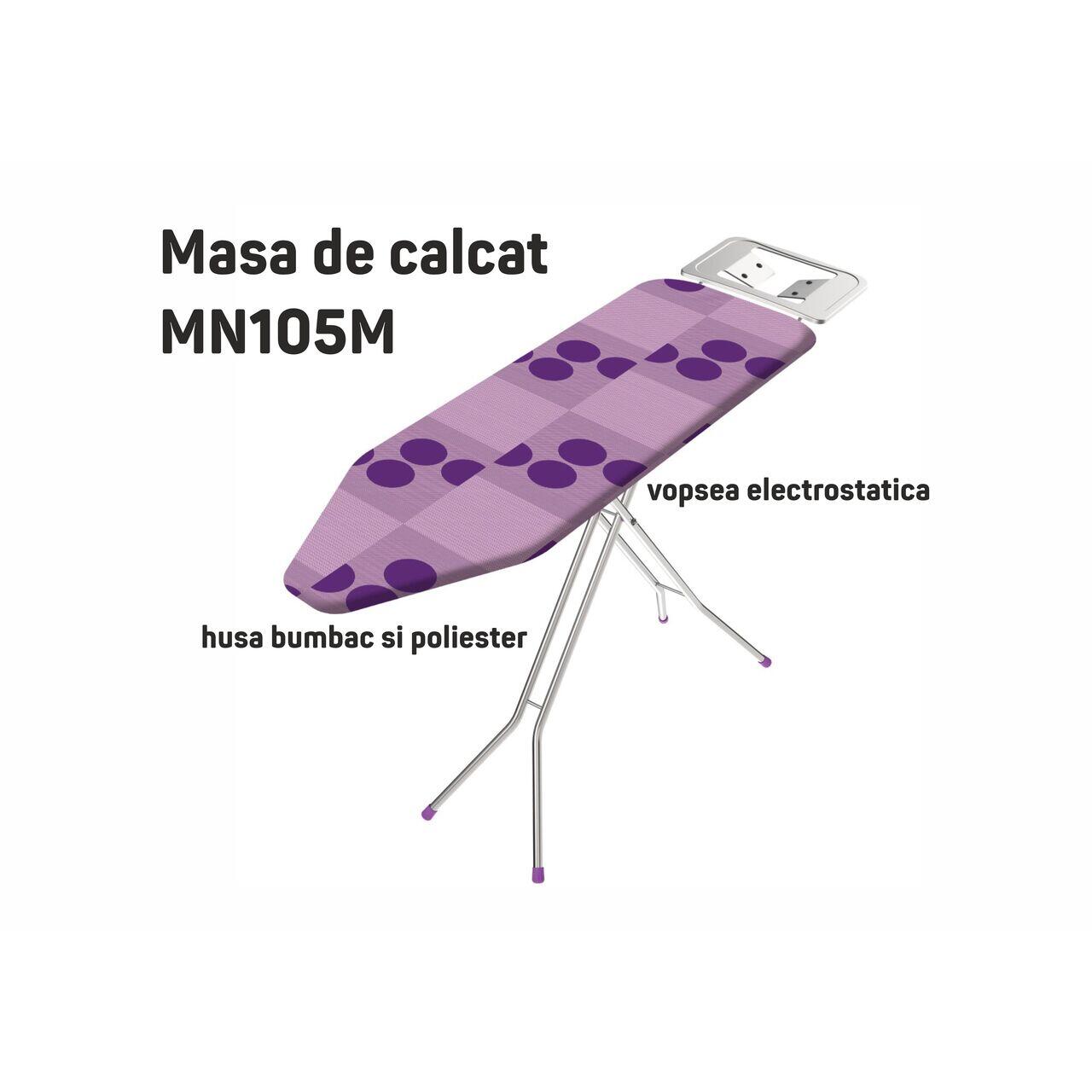 Masa de calcat EKOLIFE MN105M + Fier de calcat Hausberg, HB – 7898AB, talpa ceramica
