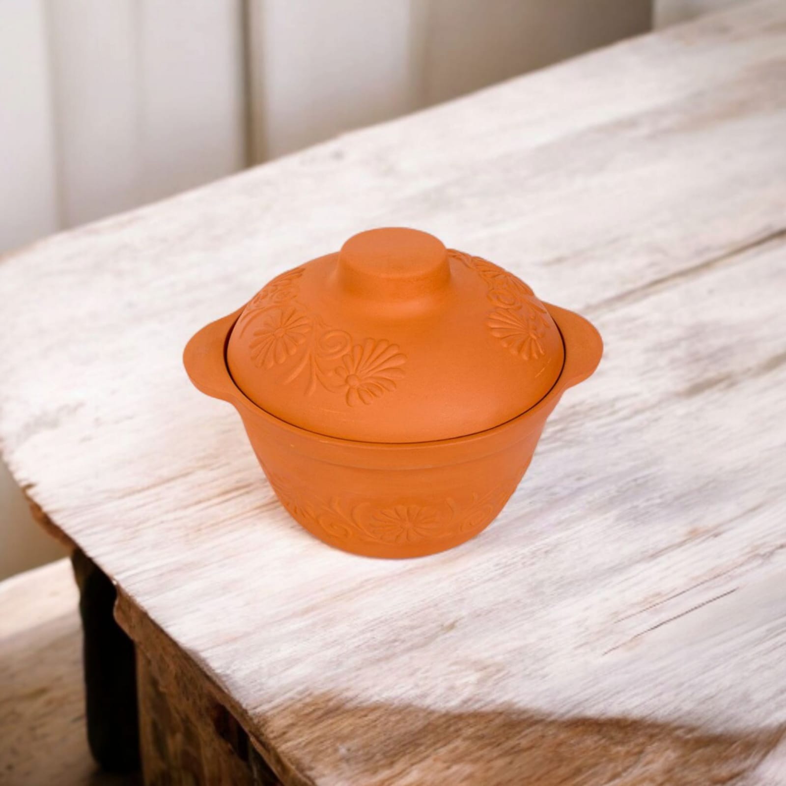 Vas ceramic, perfect pentru sarmale, 8 l, forma rotunda