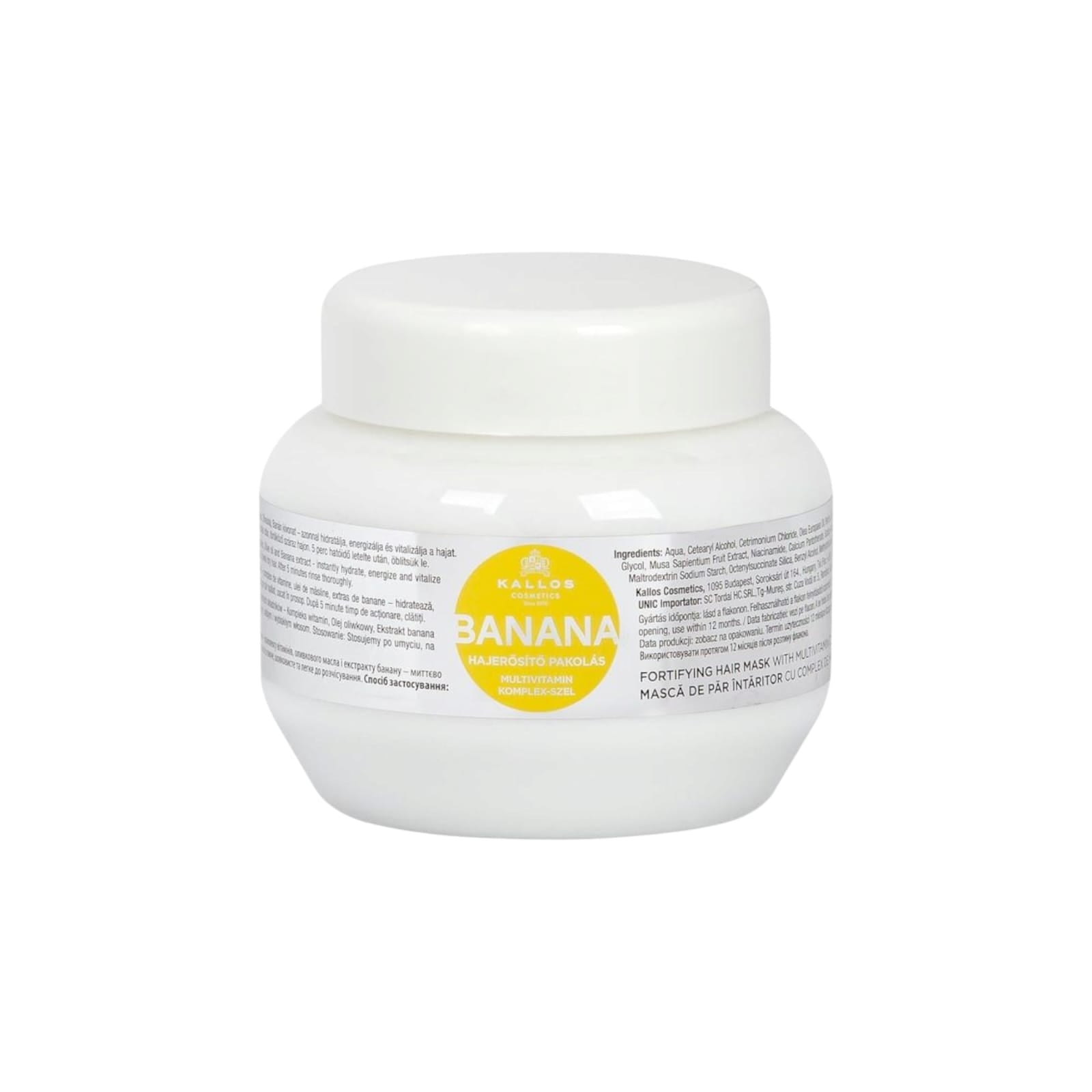 Kallos Banana Hair Mask masca pentru intarire 275 ml