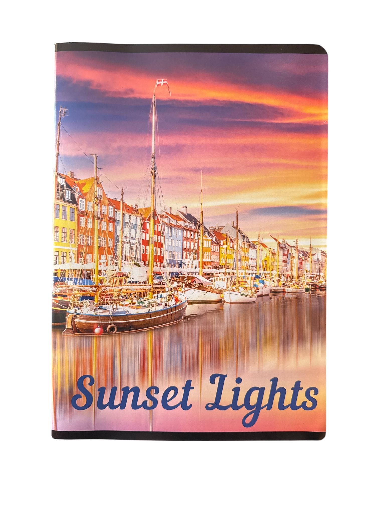 Caiet Matematică A4 – 60 file, 60 g/mp – Copertă „Sunset Lights”