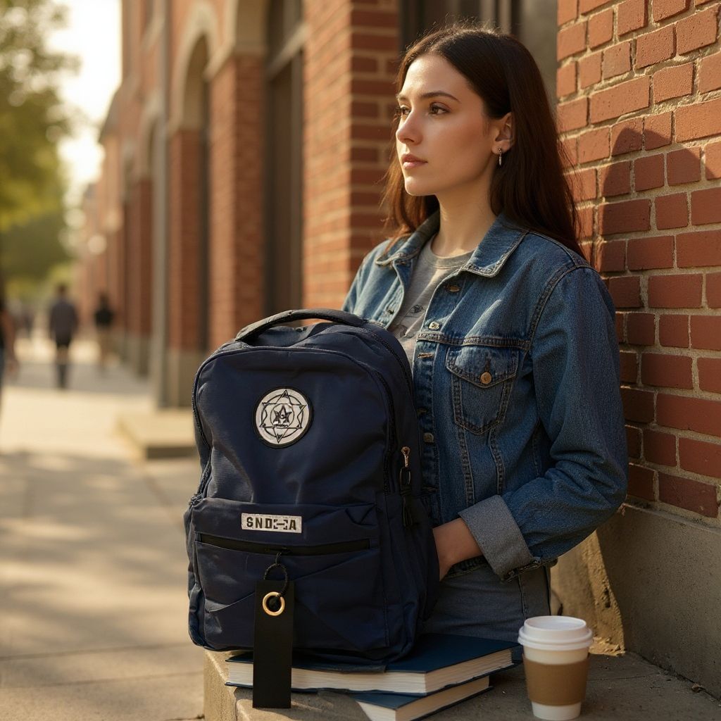 🎒 Ghiozdan Urban „Blue Explorer” – Practic, Modern și Versatil