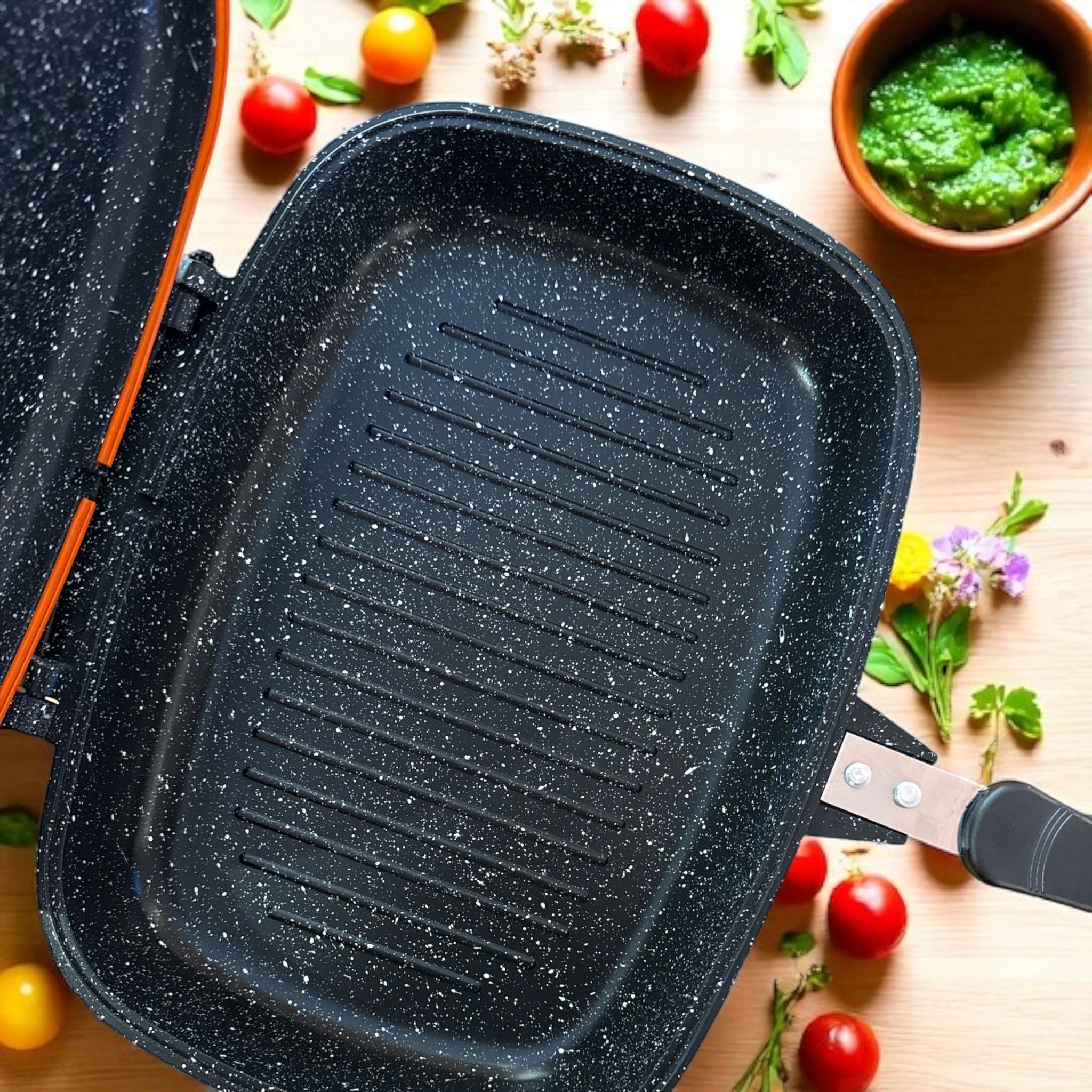 Schmitter Double Fry Pan 32 cm – Performanță și Eleganță în Bucătăria Ta