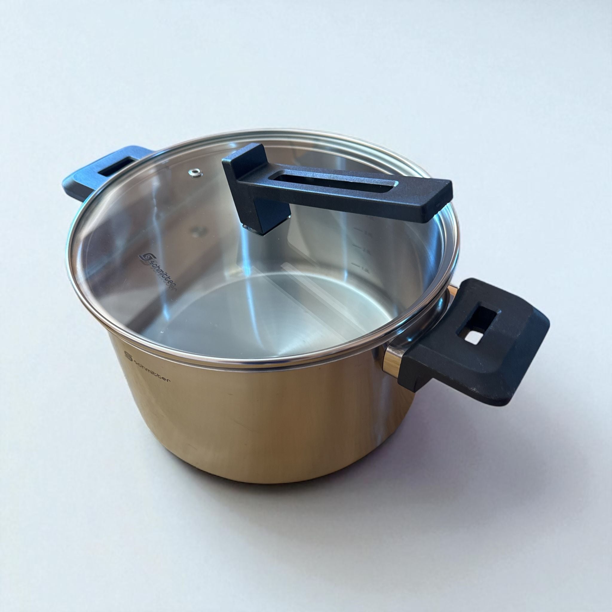 Oală Profesională Schmitter 24 cm / 6L – Capac Inovator & Design Premium