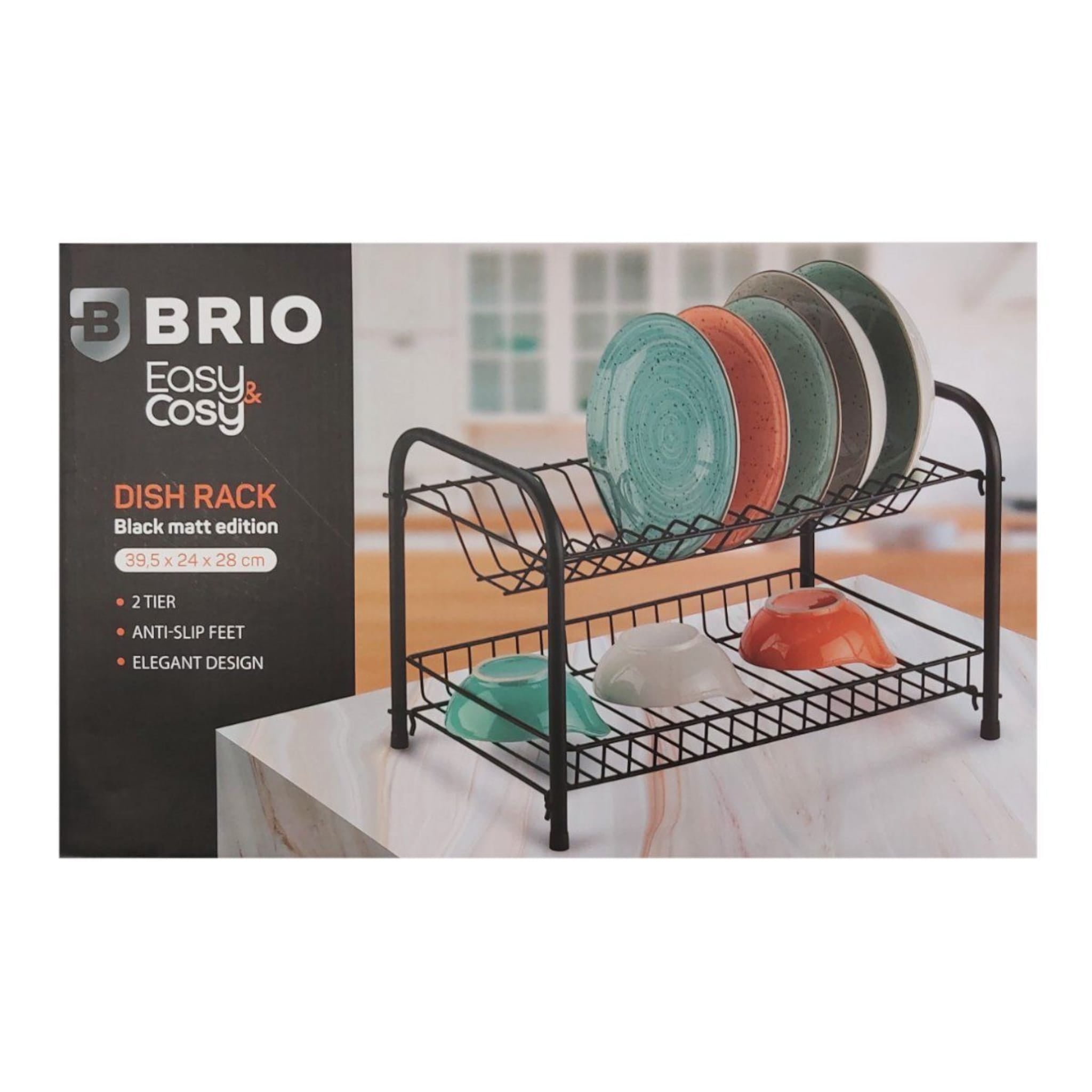 Set Cuțite 8 piese + Suport scurgator vase 39,5x24x28 cm