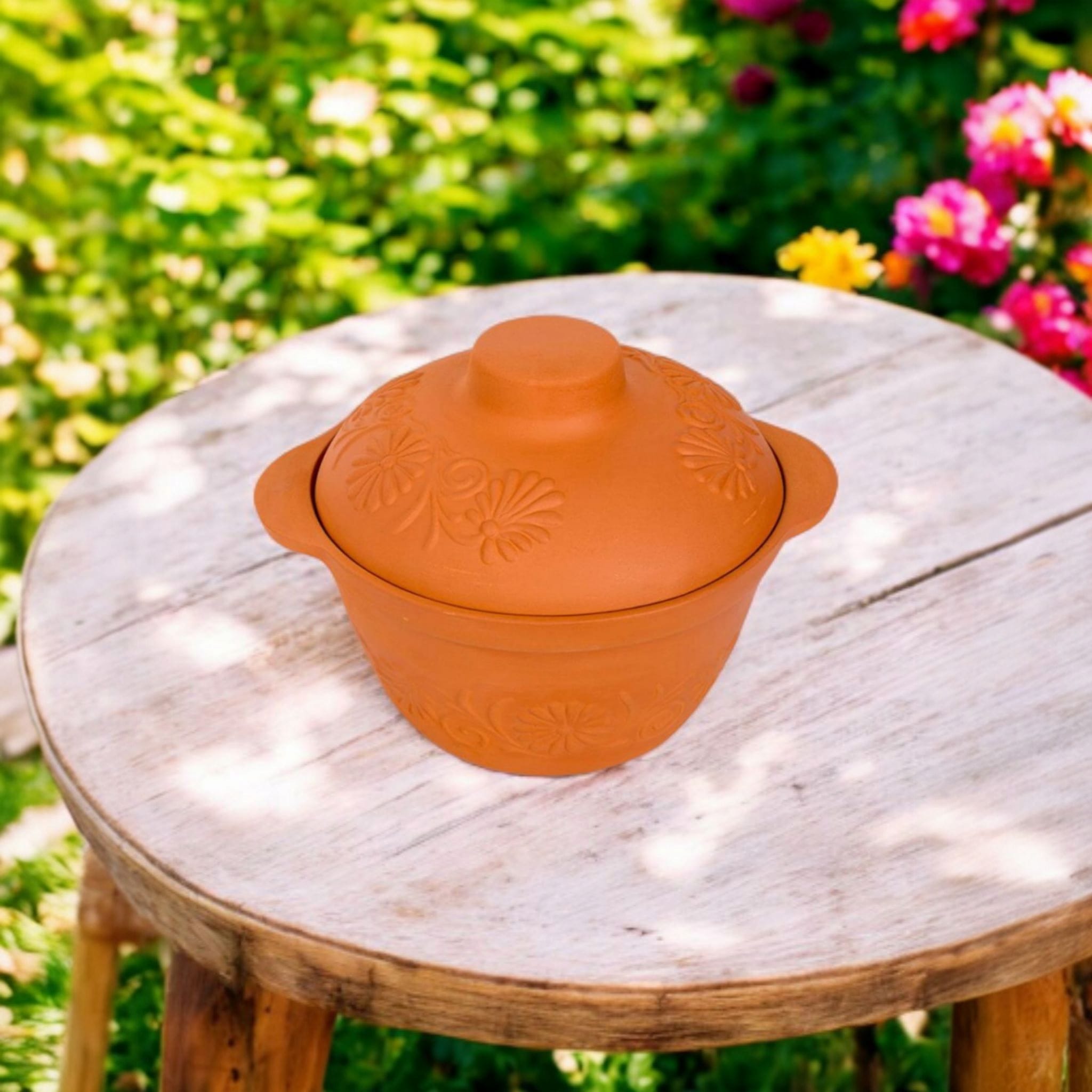 Vas ceramic, perfect pentru sarmale, 6 l, forma rotunda