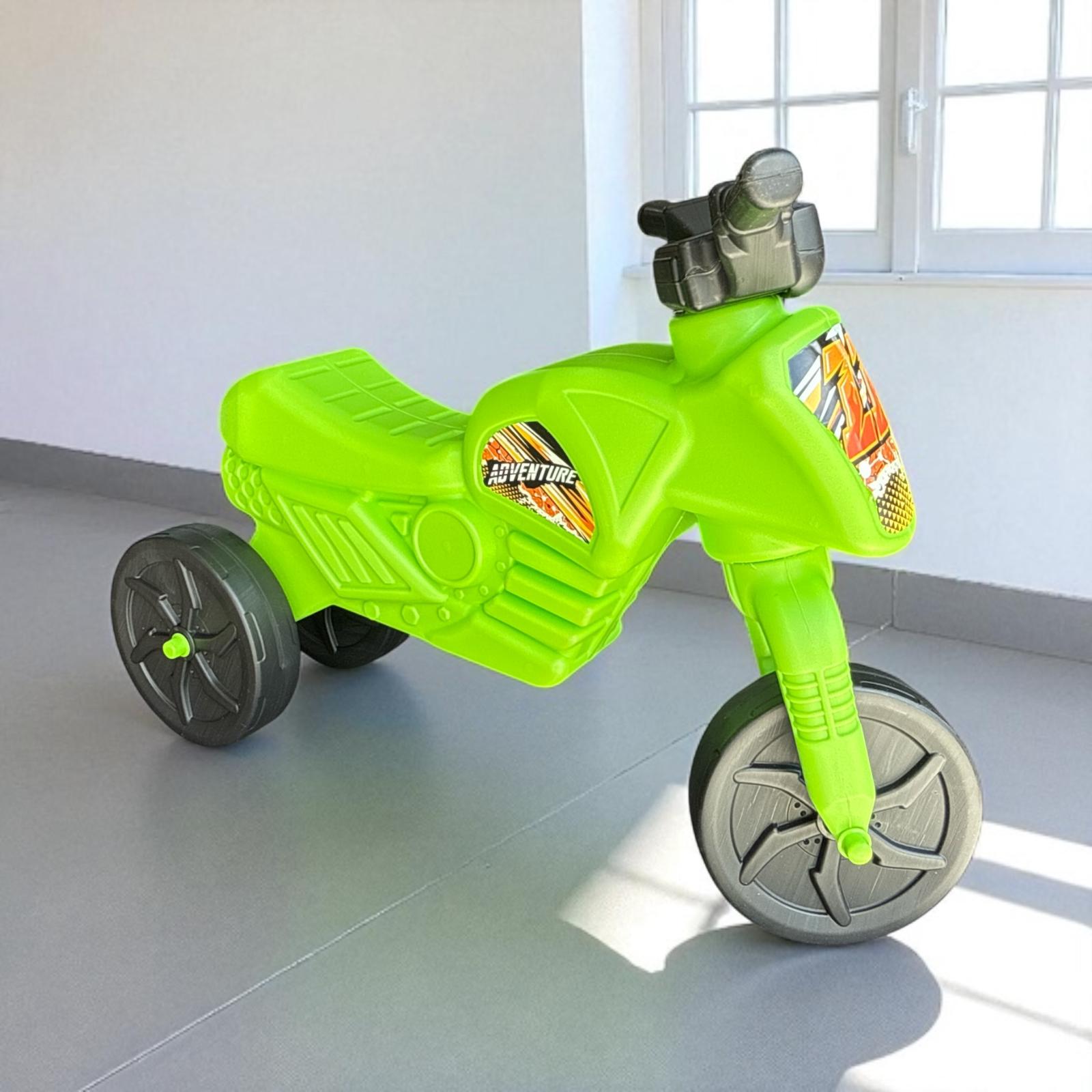 Motocicletă de echilibru pentru copii – verde, 62x44x20 cm