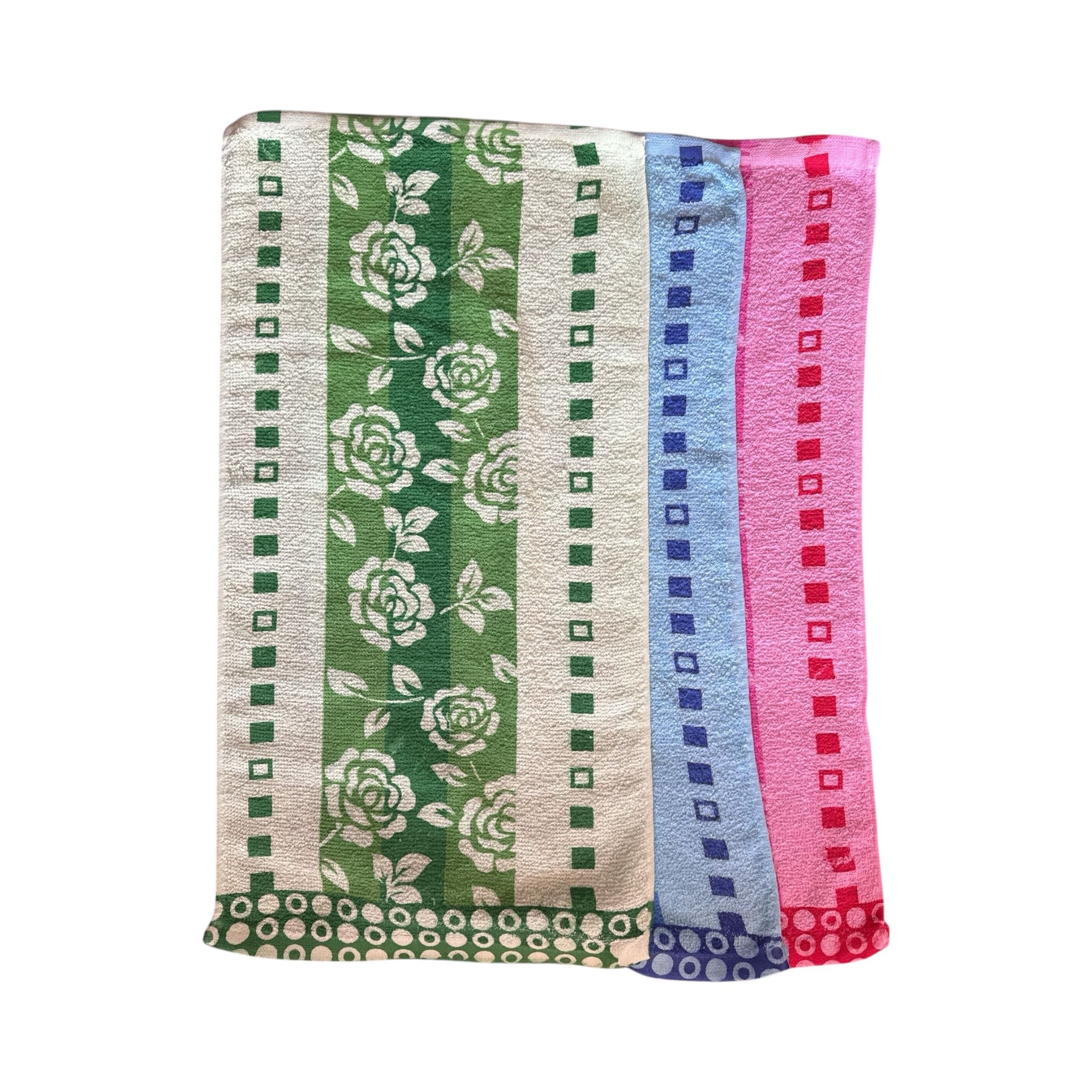 Prosop de bucătărie cu model floral – 62x32 cm