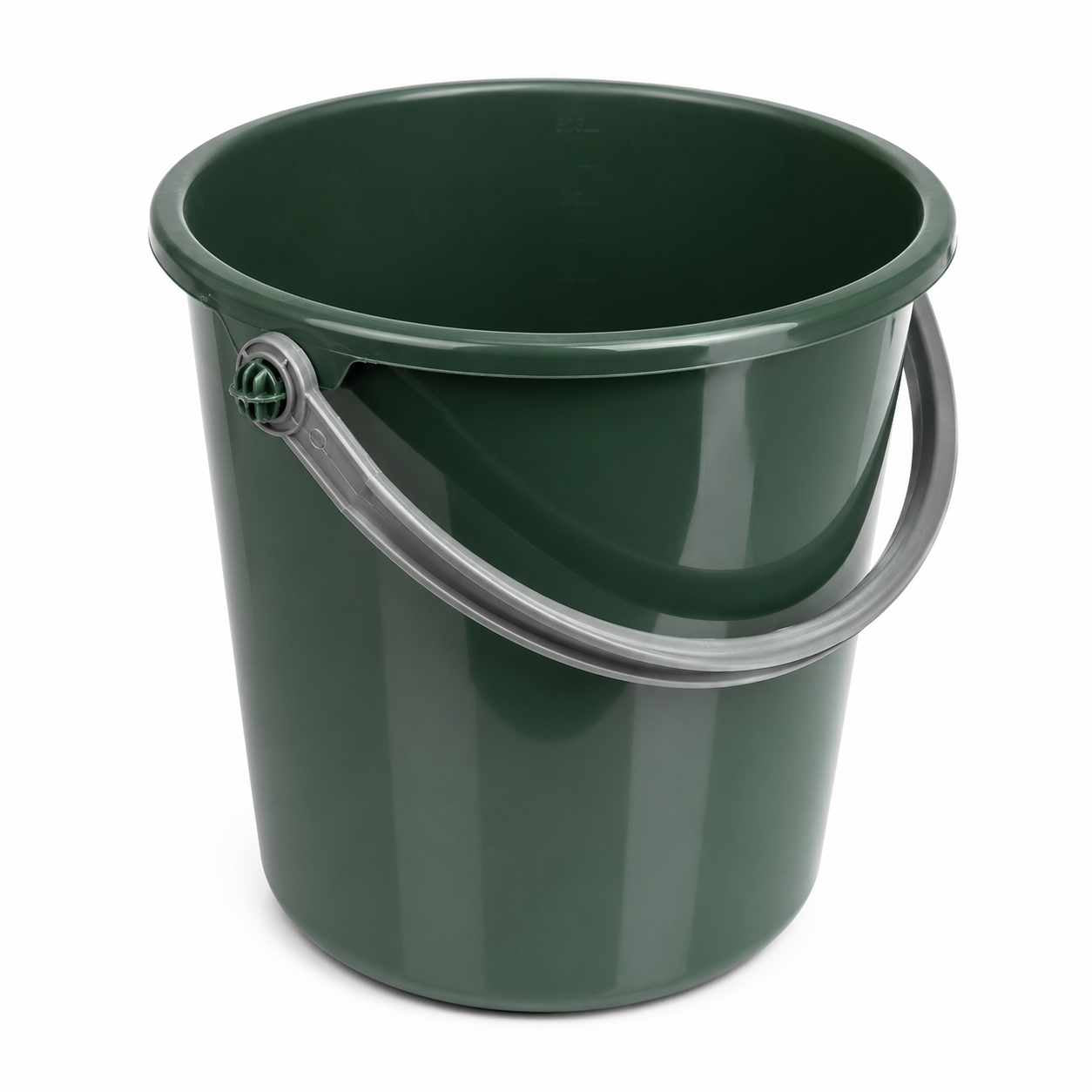 Galeata Plastic Sterk Calitatea II 5L Verde Maner Rezistent Uz Casnic si Gradina
