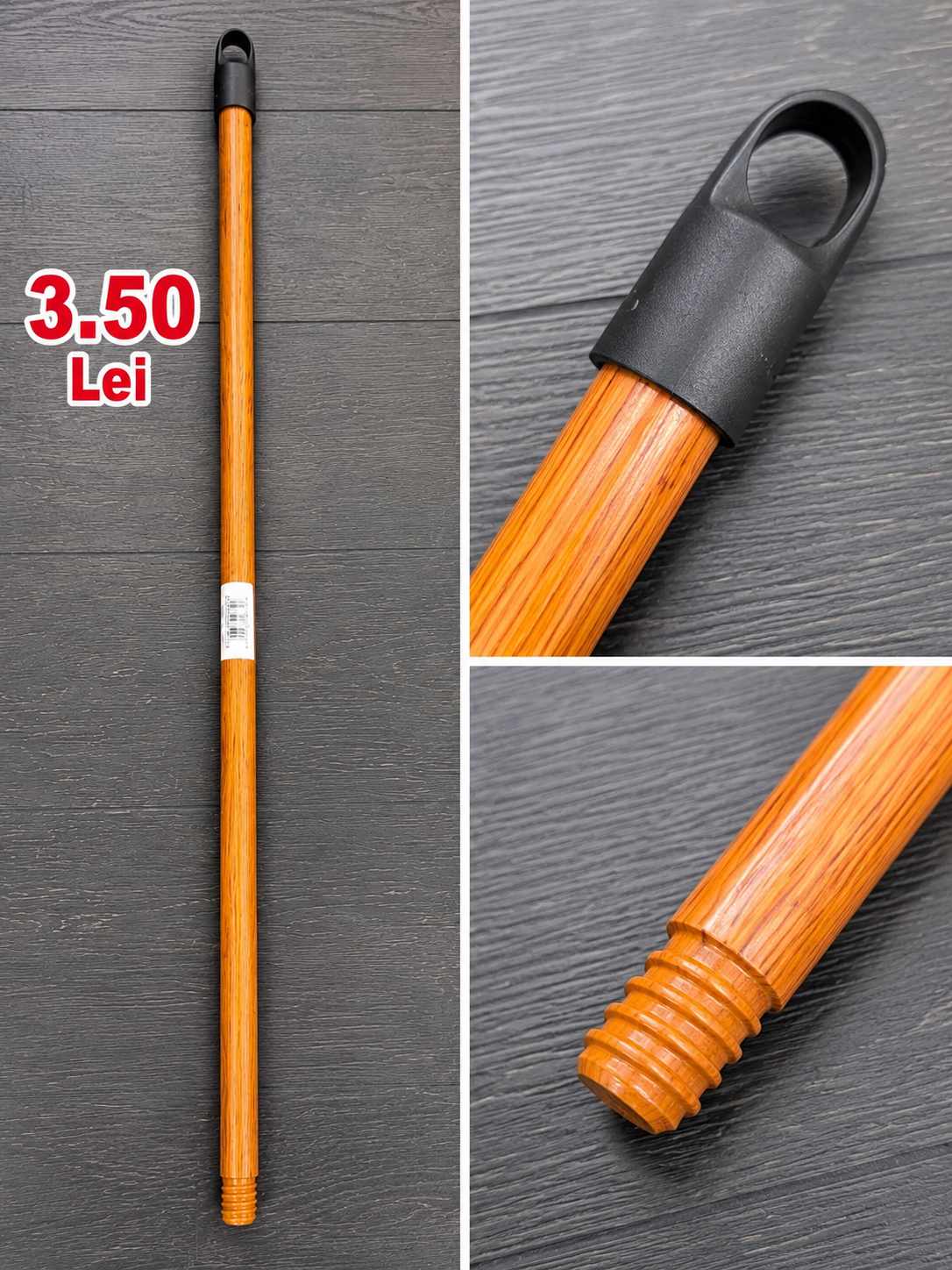 Coada Universala pentru Mop si Matura 120 cm cu Filet si Agatatoare