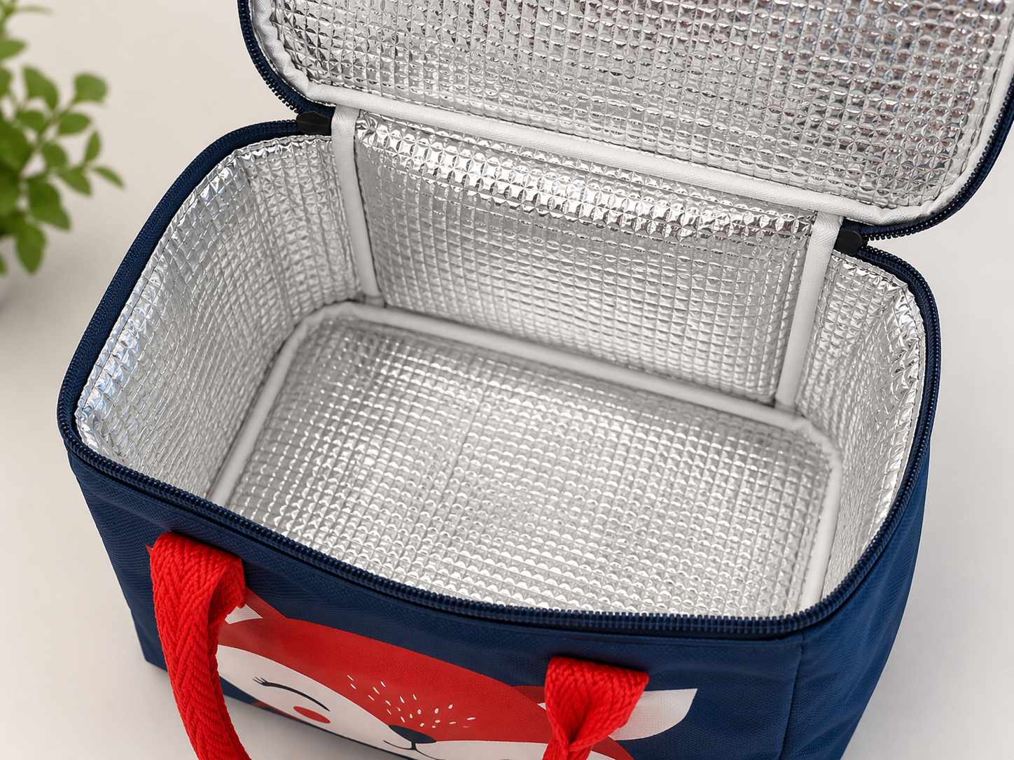 Geanta Termica Copii Model Vulpe 23x20 cm pentru Alimente si Gustari