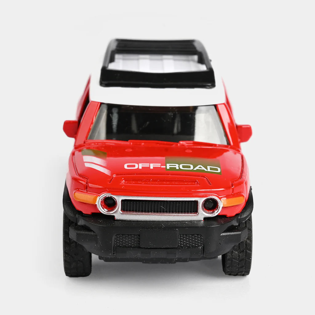 🚙 Mașinuță Off-Road 1:36 – Metal, Uși Deschise, Sistem Pull-Back – Verde