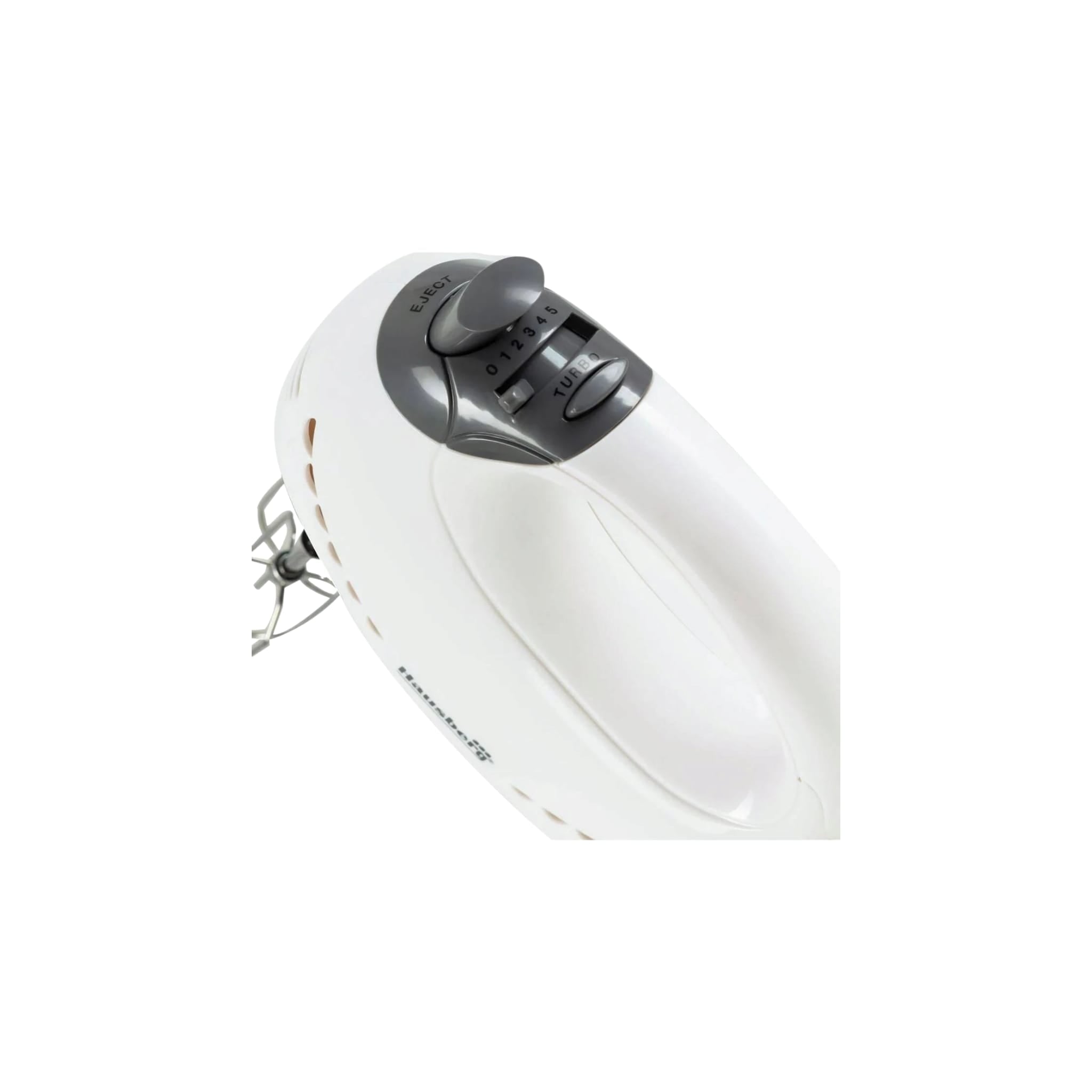 Mixer cu bol rotativ Hausberg HB-3519AB, 5 Viteze + turbo, Capacitate 2L, Putere 250W, Alb