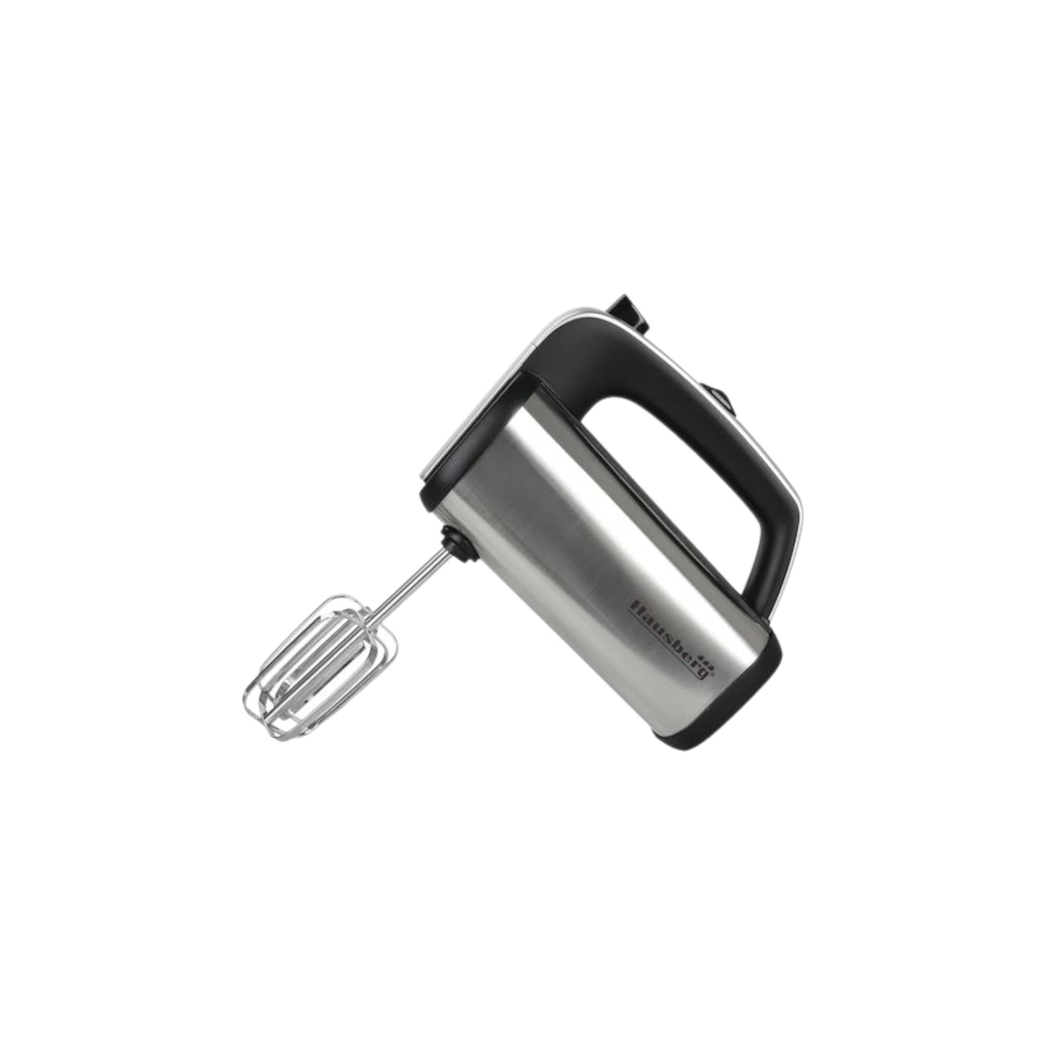 Mixer de Mana HAUSBERG HB-4201NG, 5 viteze, Motor din cupru, 250W-400W, Carcasa Inox, Negru