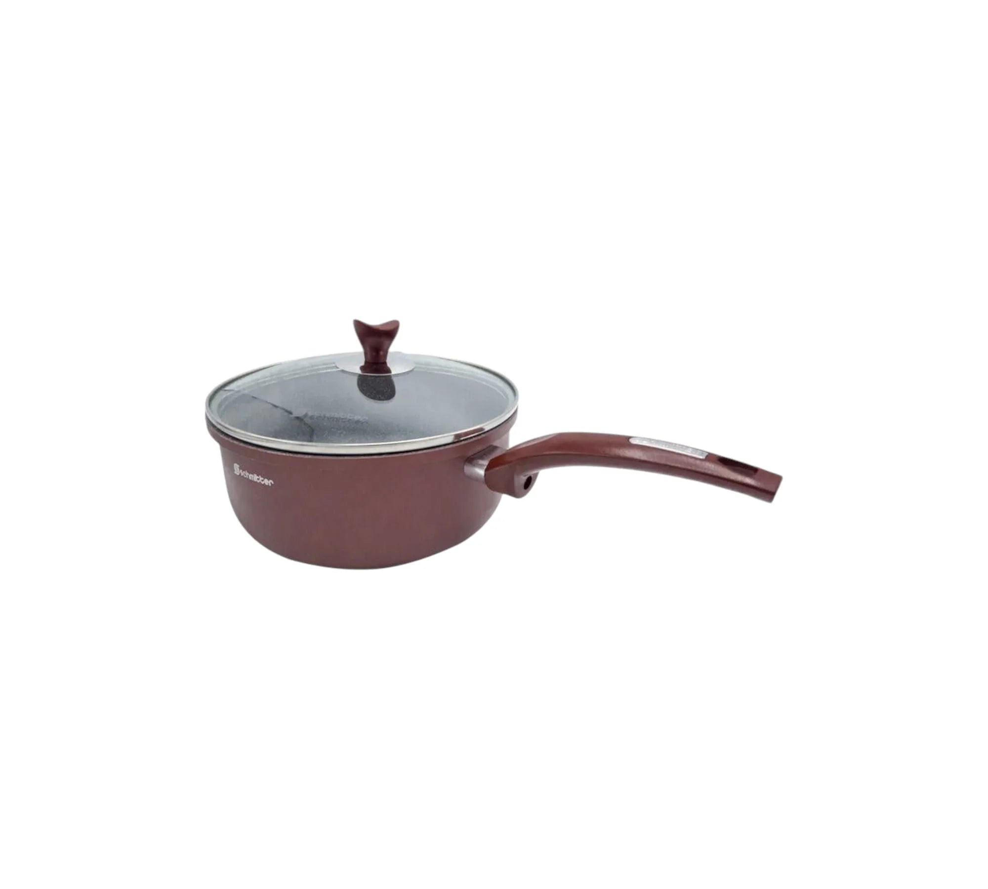 Cratita cu coada Schmitter 18 cm 2L aluminiu turnat interior ceramic antiaderent