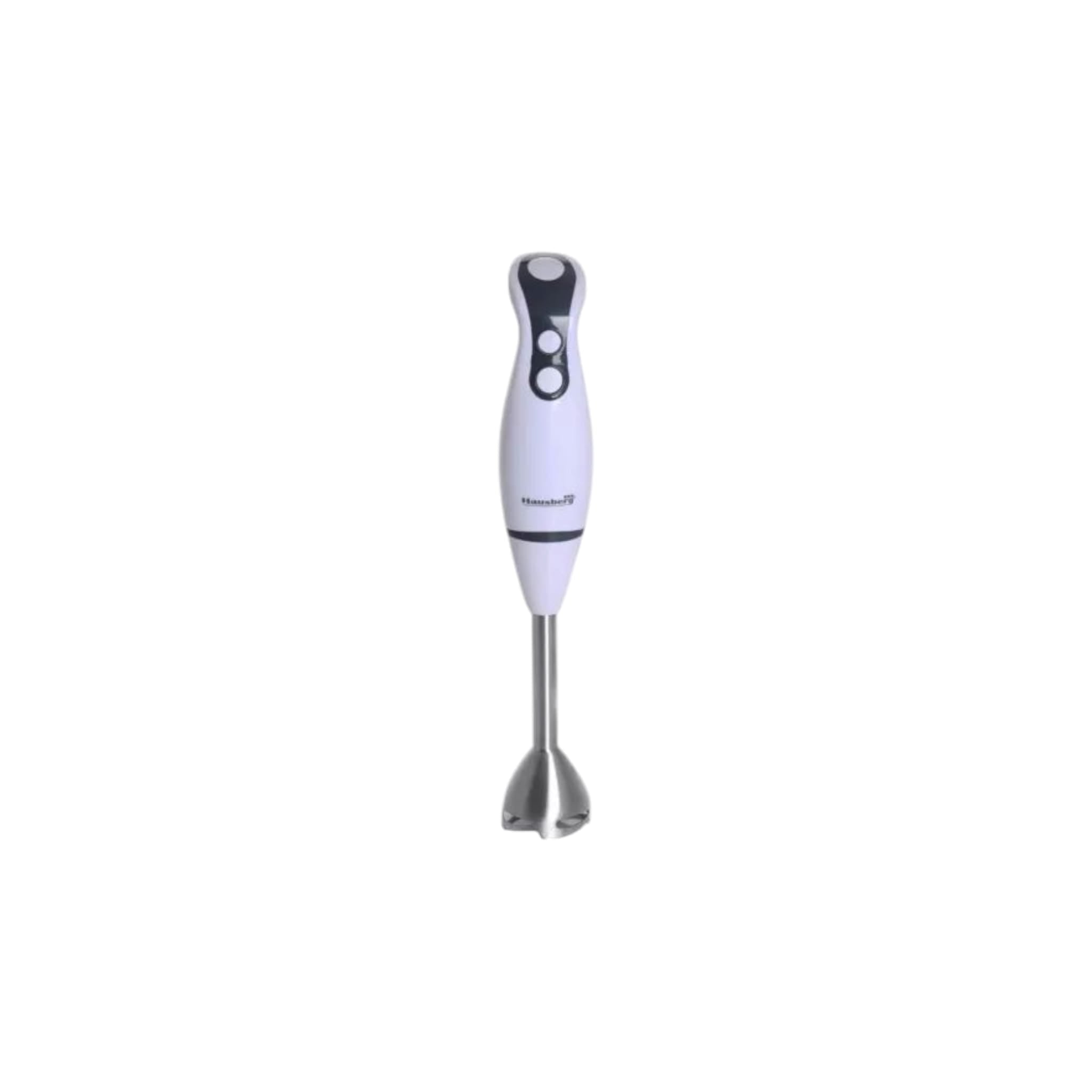 Hausberg HB-7672AB hand blender, 300 W, Stainless steel blade, Stainless steel shaft, 2 speeds, White,