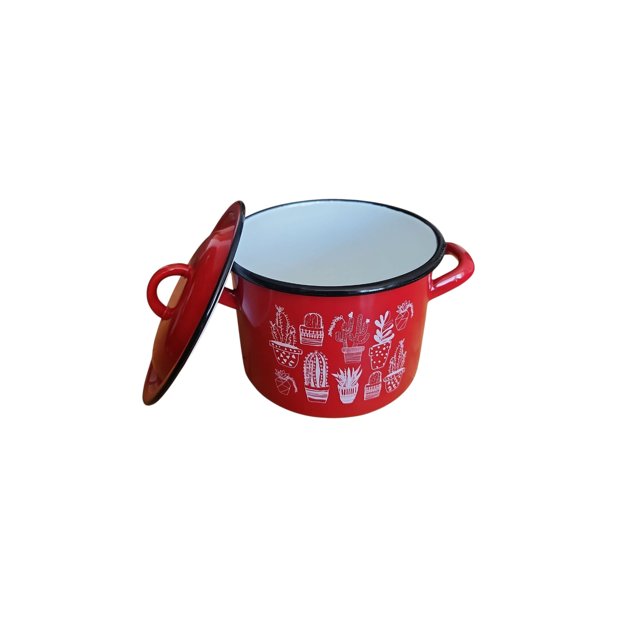 OALA EMAILATA, DECOR, CU CAPAC, DIAMETRU 18 CM, 3.5 LITRI