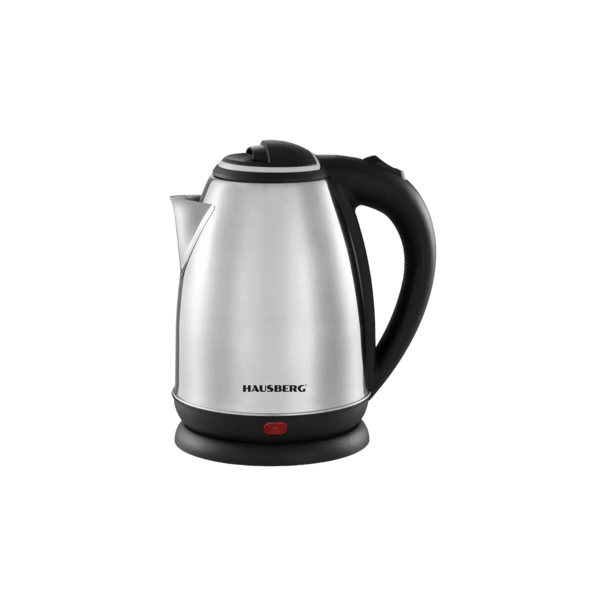 Cana fierbator, inox, Hausberg HB-3615, 1500 W, 1.8 litri, suport rotativ, sistem de protectie