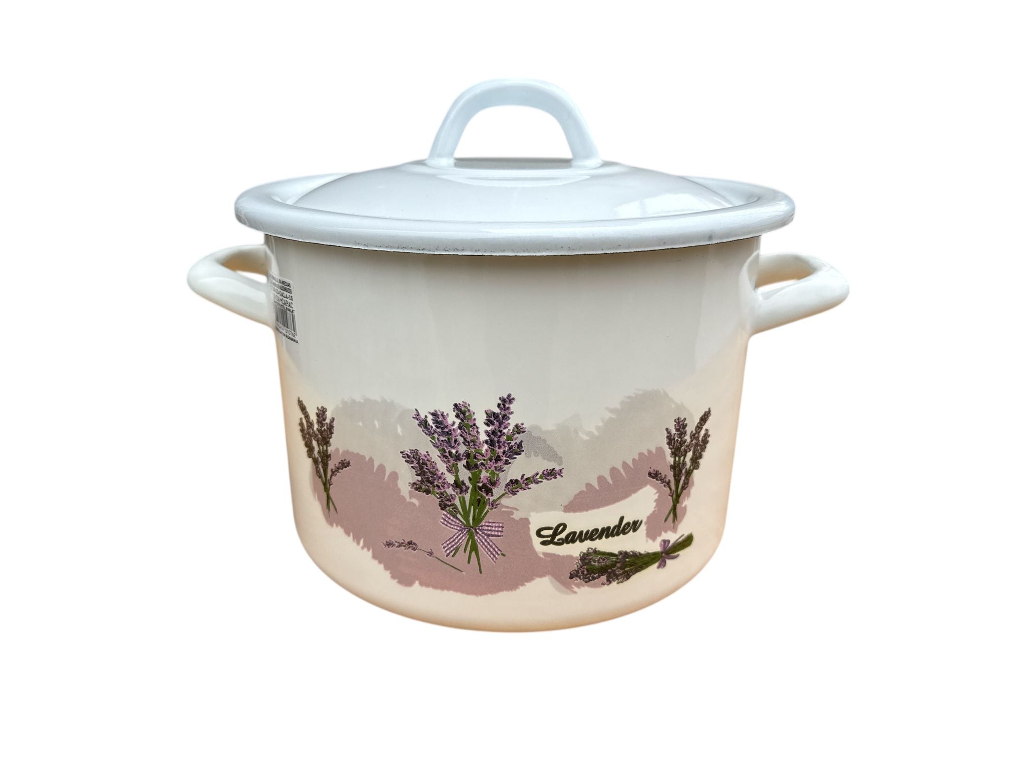 Oală emailată cu capac – Lavender, Ø 20 cm, 4.5 L