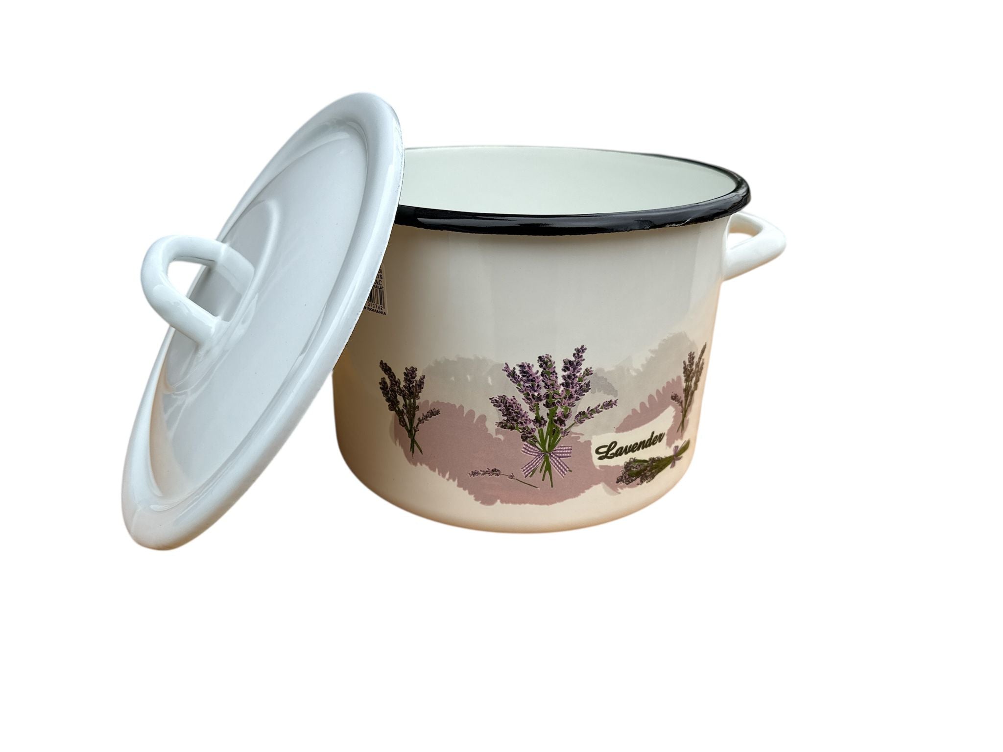 Oală emailată cu capac – Lavender, Ø 20 cm, 4.5 L