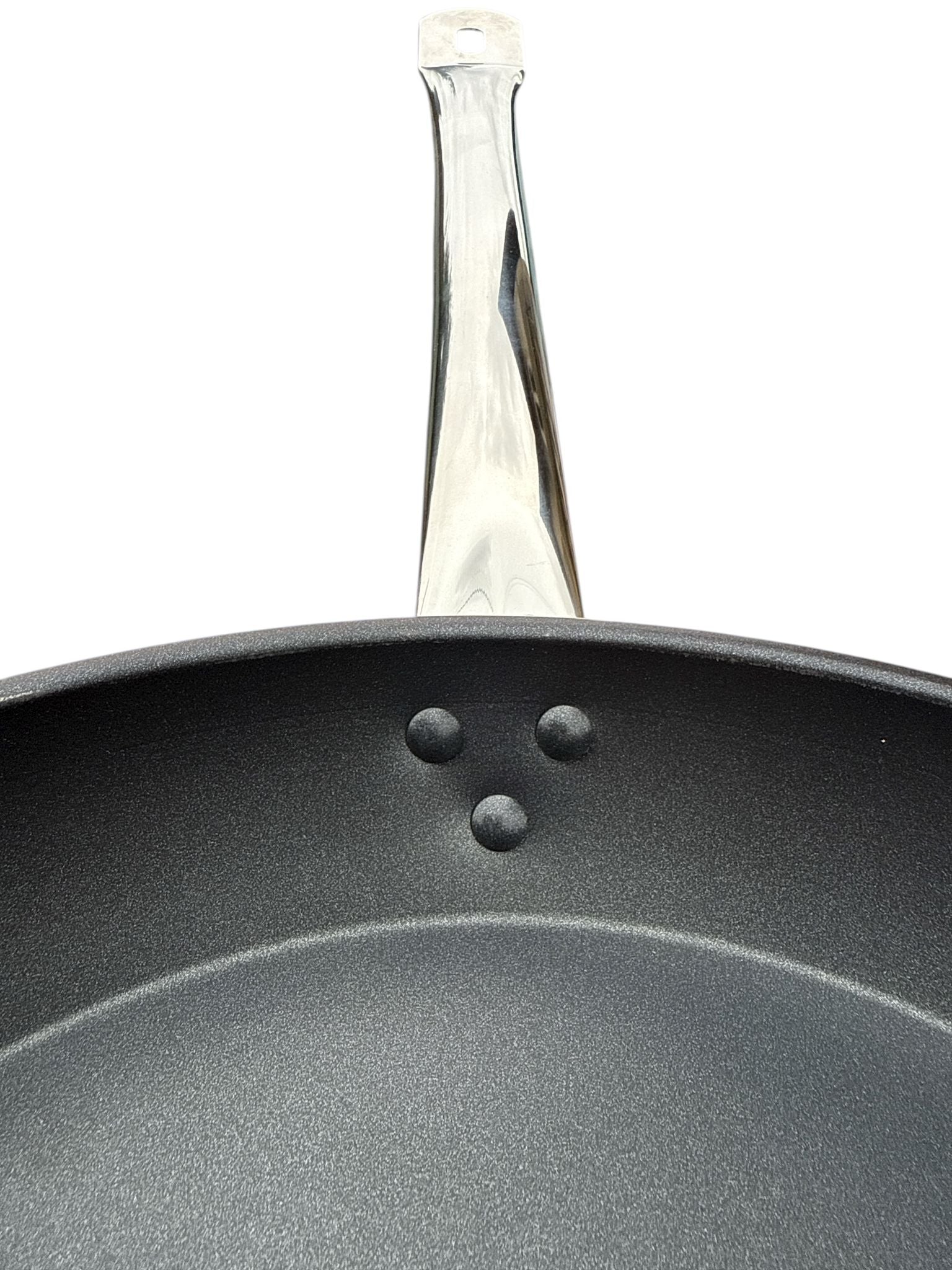 Tigaie profesională inox, antiaderentă Ø32 × 5 cm – compatibilă inducție