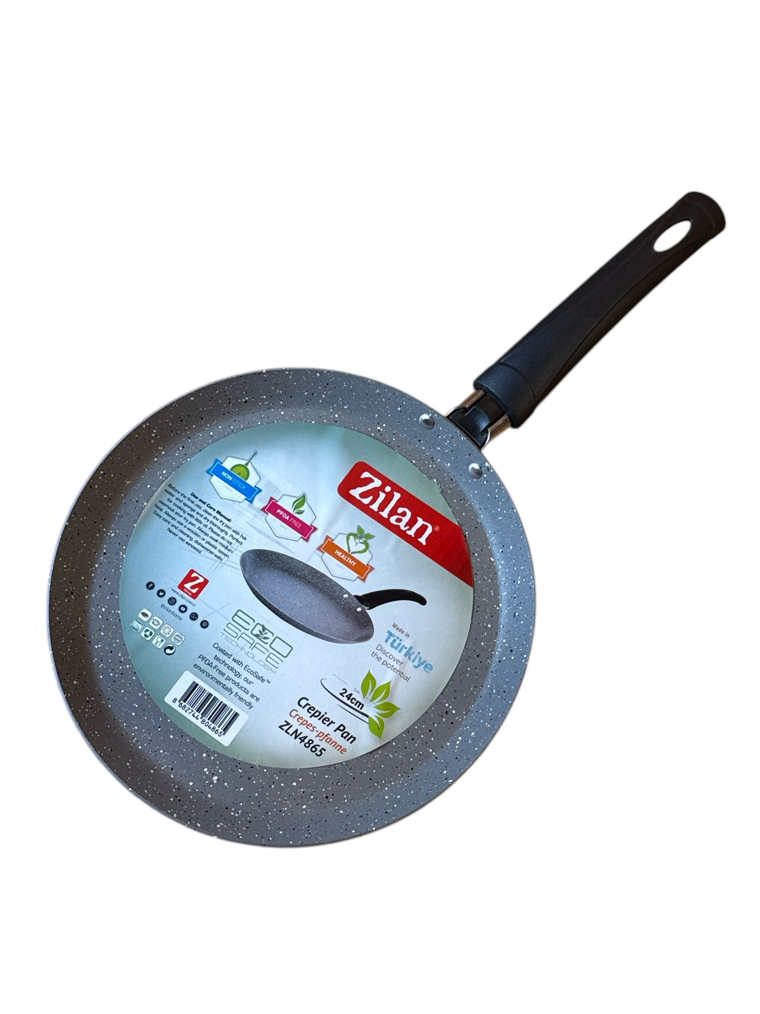 Tigaie pentru clătite Zilan, 24 cm – Eco Marble, antiaderentă