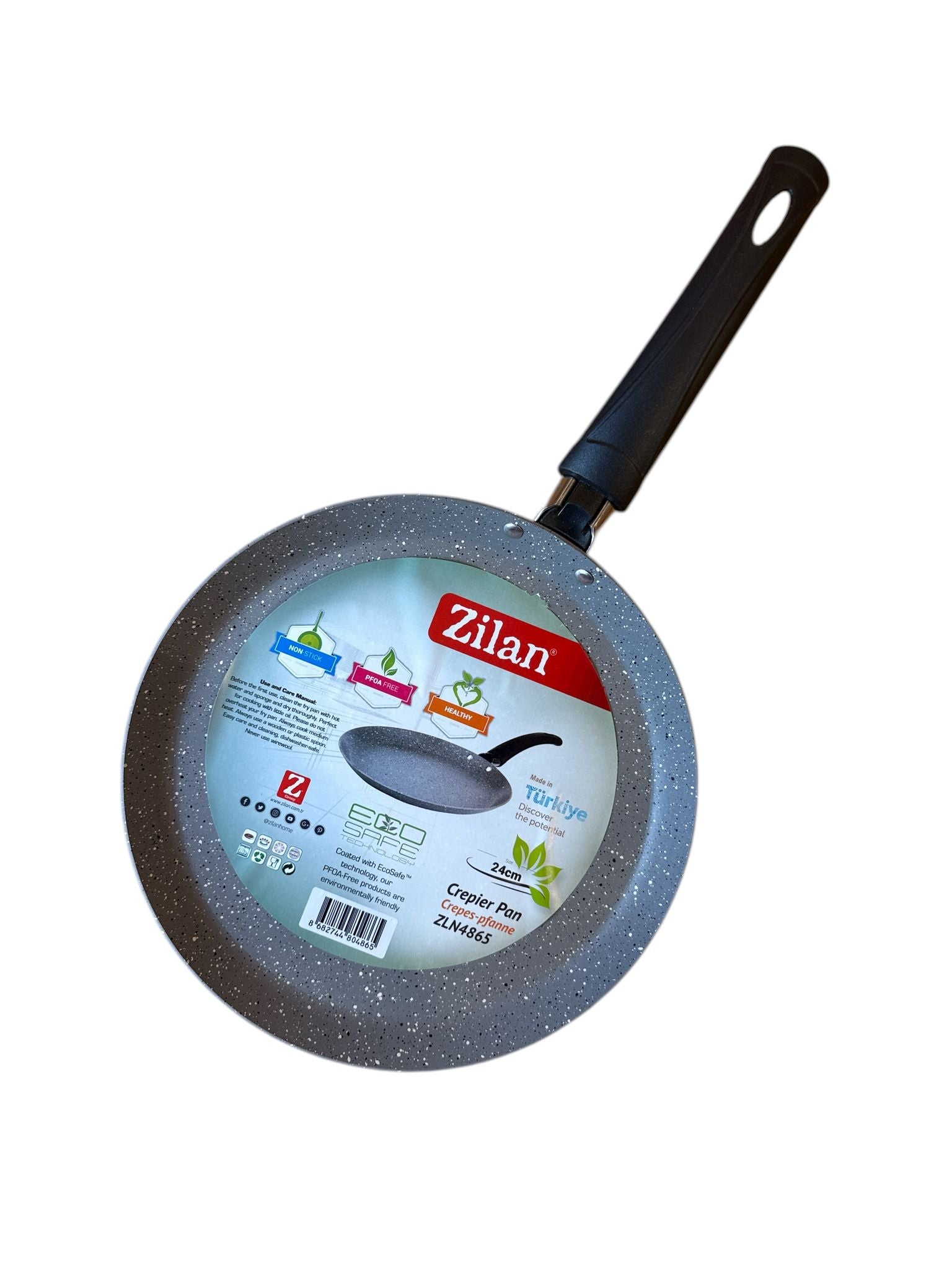 Tigaie pentru clătite Zilan, 24 cm – Eco Marble, antiaderentă