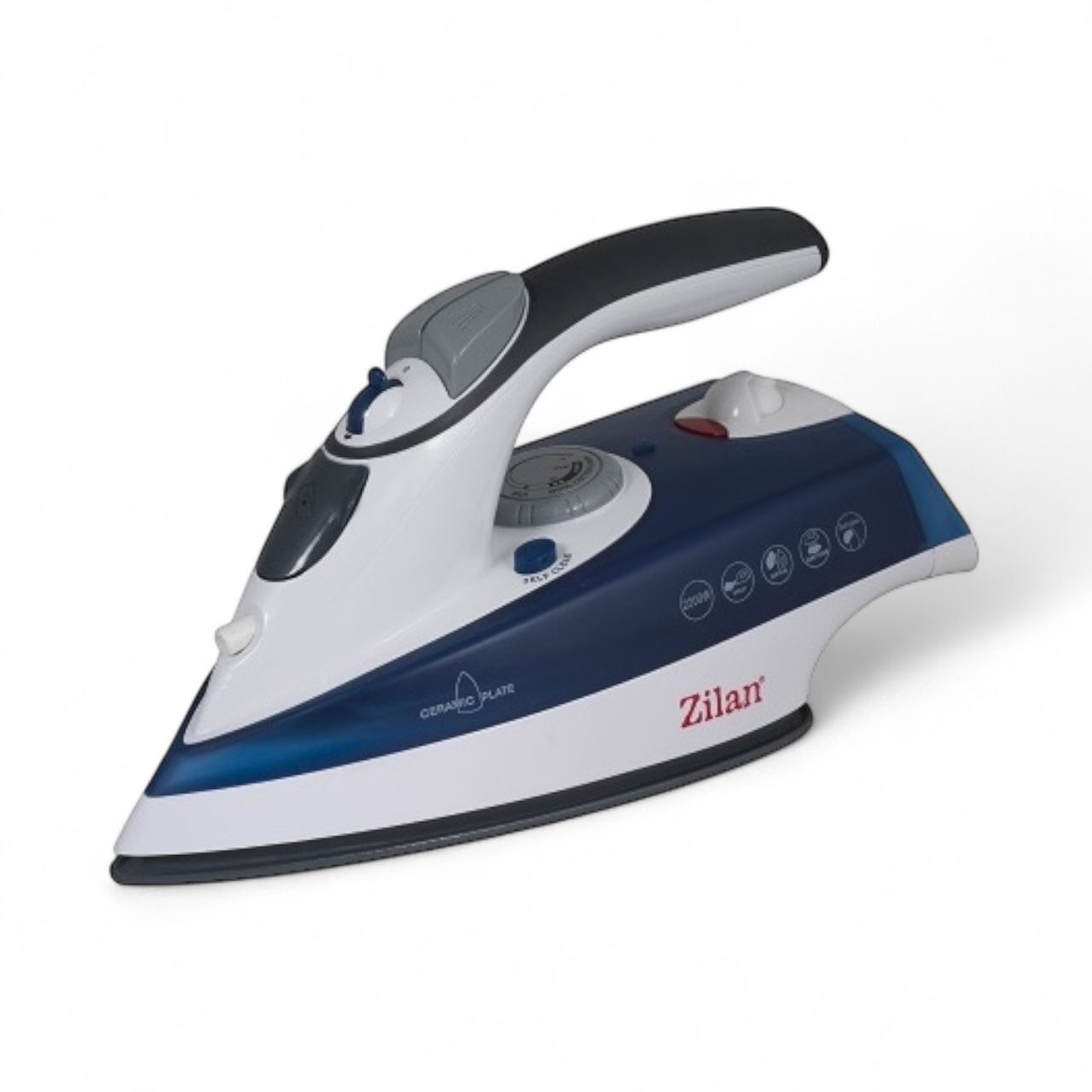 Fier de călcat Zilan ZLN-2202 – Talpă ceramică, 2200W, abur vertical, funcție auto-clean 💨