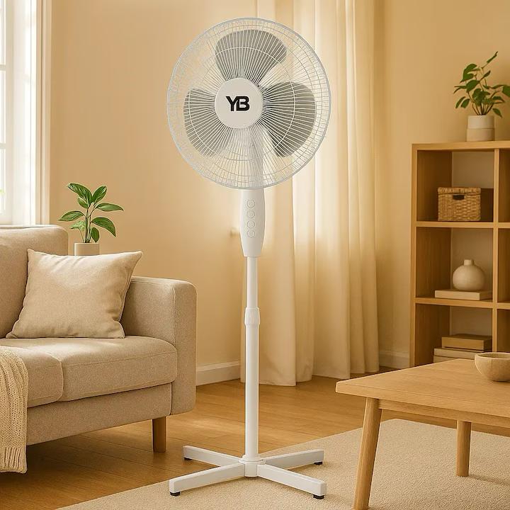 💨 Ventilator cu picior Hausberg HB-110 – Răcoare plăcută și confort în fiecare zi! 🌬️