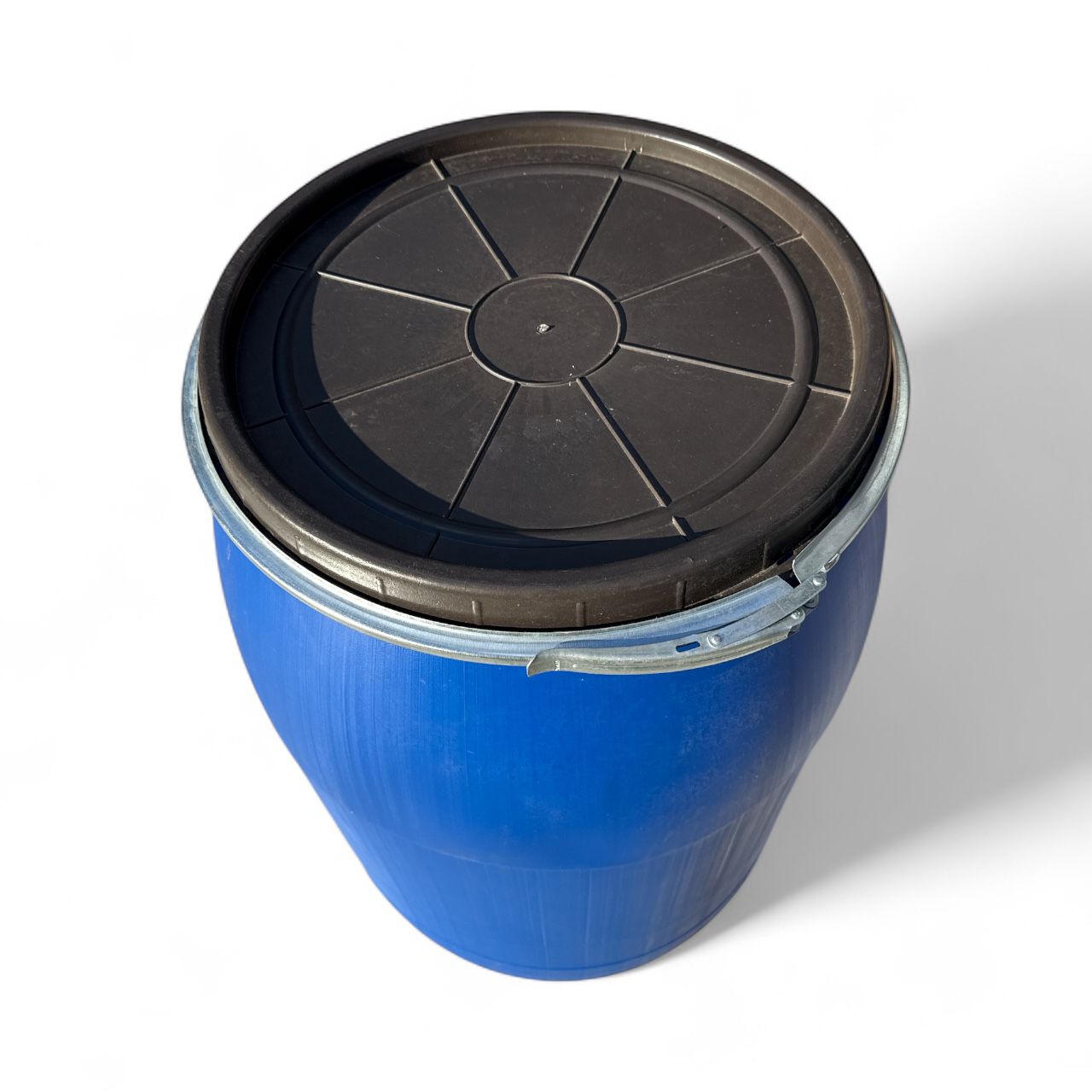 Butoi plastic 220 litri cu filet și cerc metalic + presă cadou 🍇🫙 Ideal pentru murături, varză sau vin