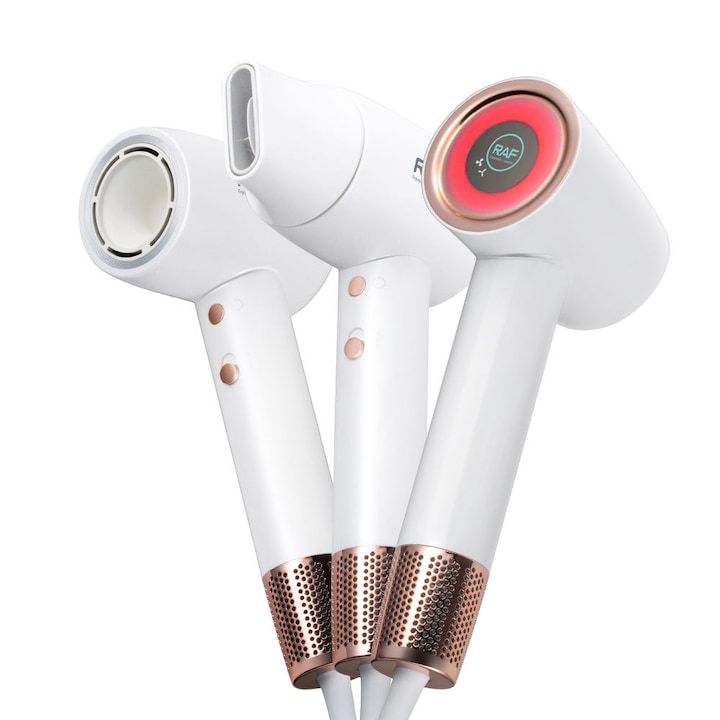 Uscator de Par RAF R.423, 1600W, Afisaj LED Inteligent, Flux de Aer Puternic, Design Compact – Alb