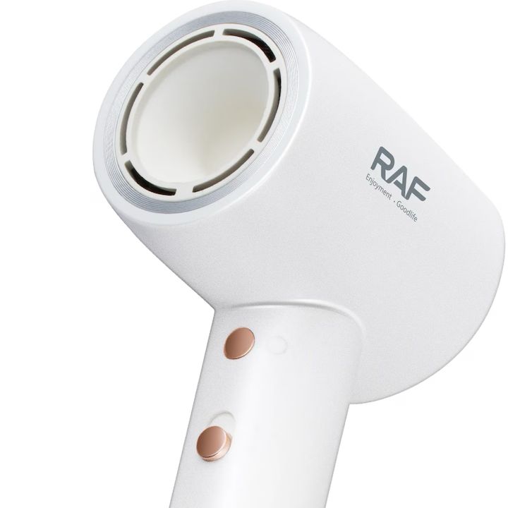 Uscator de Par RAF R.423, 1600W, Afisaj LED Inteligent, Flux de Aer Puternic, Design Compact – Alb