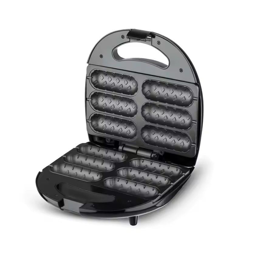 Aparat Electric Hot Dog RAF R.803, 6 Sloturi, Placi Antiaderente, Incalzire Rapida