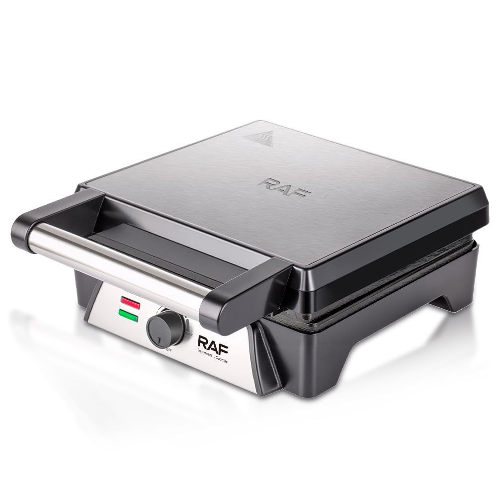 Aparat de vafe RAF R.2520 – 1600W, plăci antiaderente, încălzire dublă, termostat reglabil 🔌