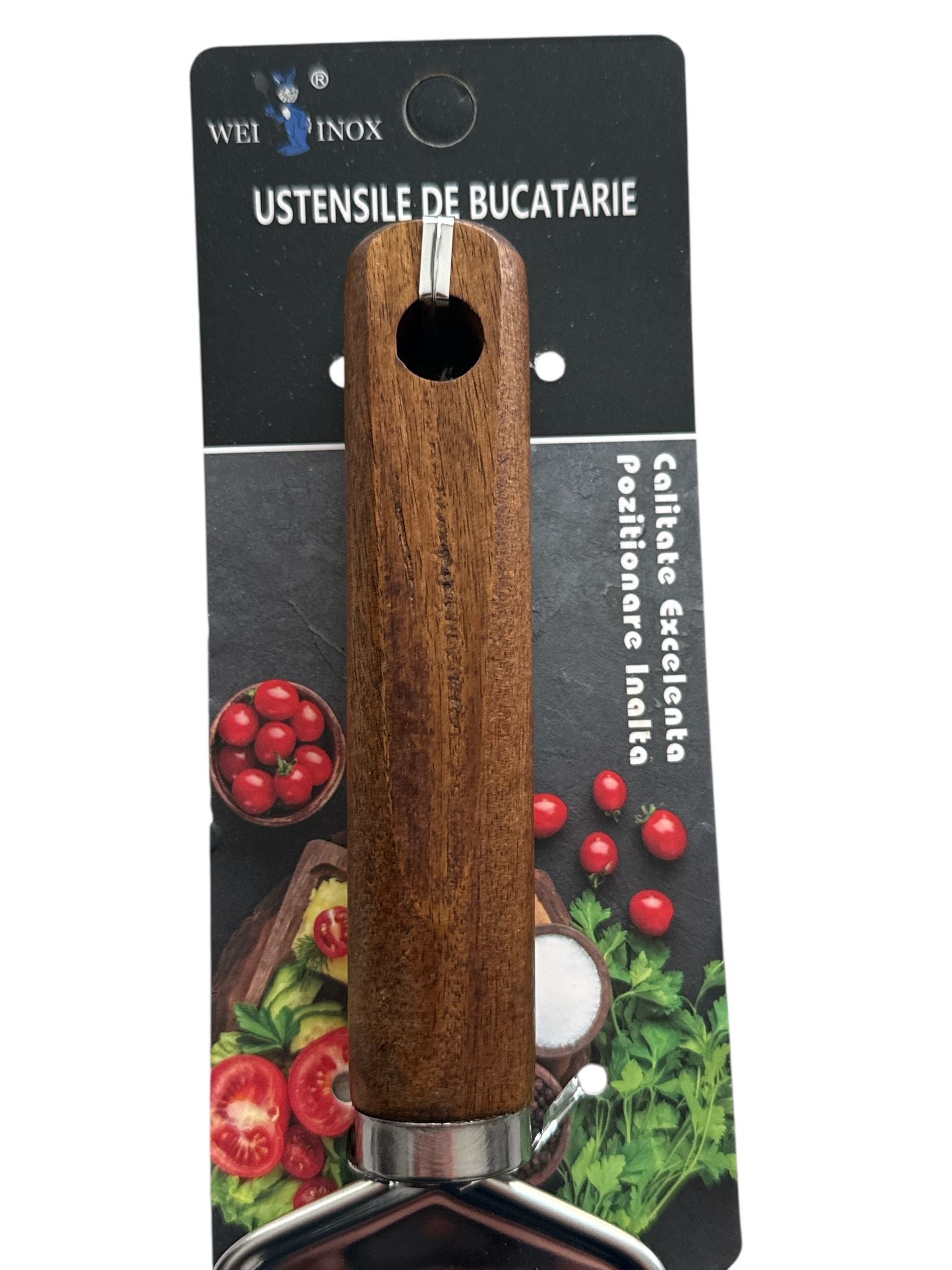 Razatoare din inox cu maner din lemn – pentru cascaval si branzeturi