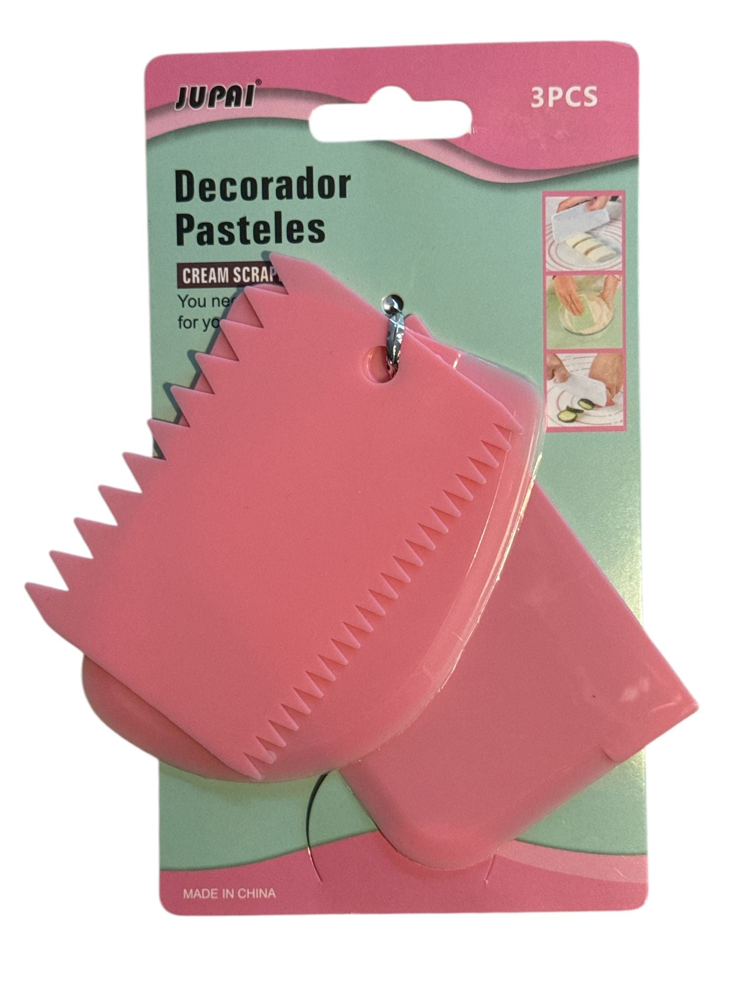 Set 3 spatule pentru crema si decorare prajituri, plastic