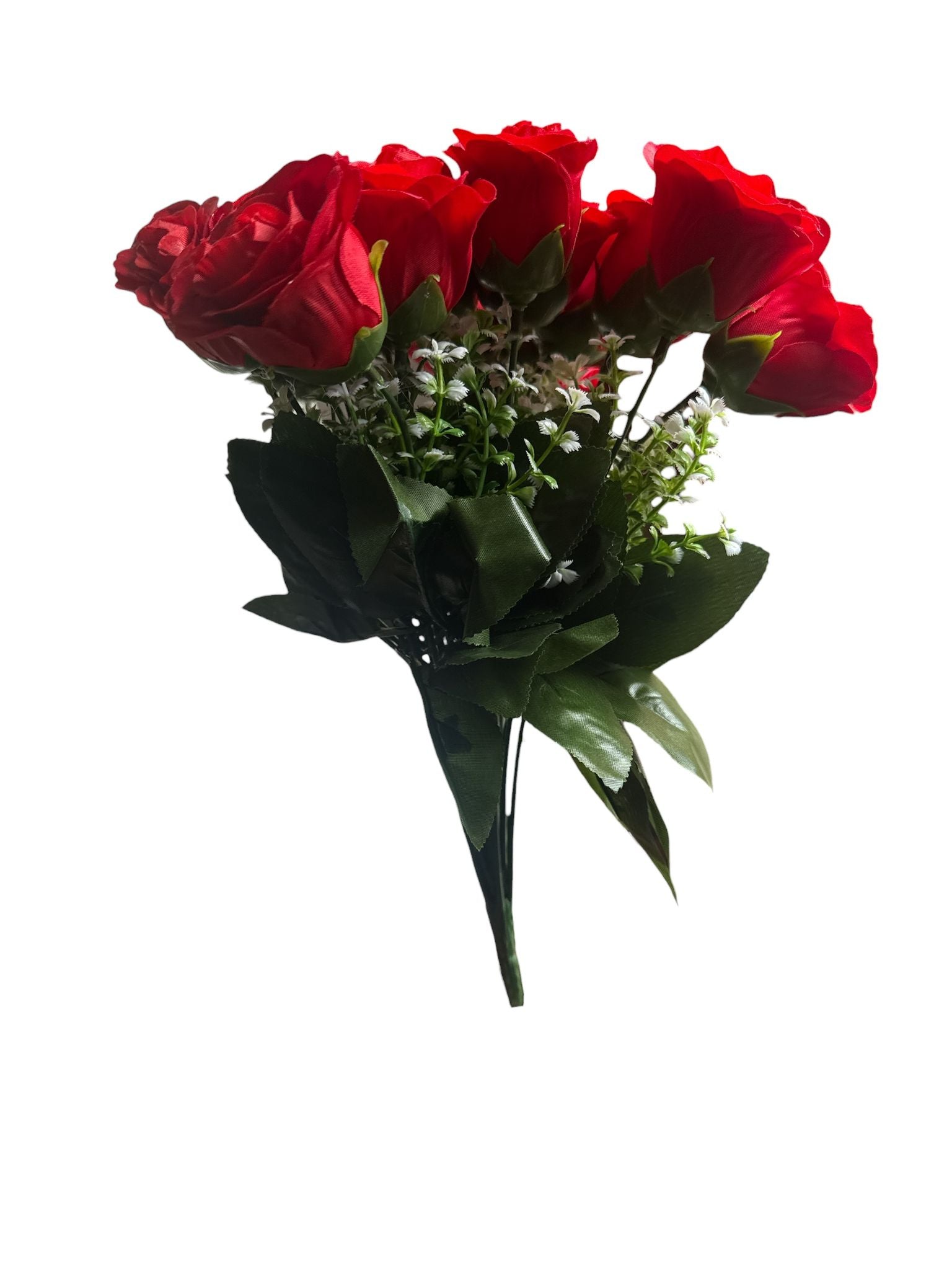 🌹 Buchet Trandafiri Artificiali Roșii – Aranjament Floral Elegant pentru Decor Interior
