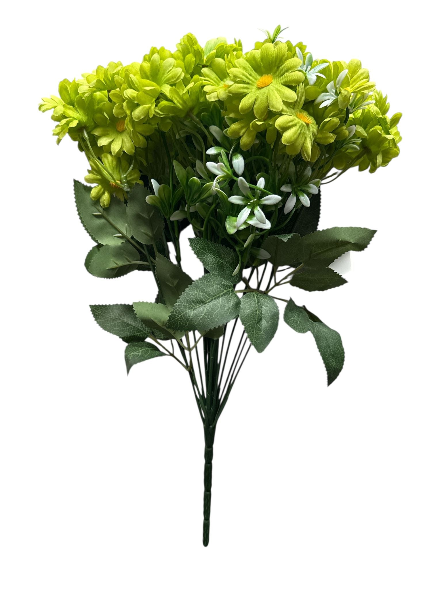 Buchet Flori Artificiale Verzi – Margarete Decorative pentru Decor Interior